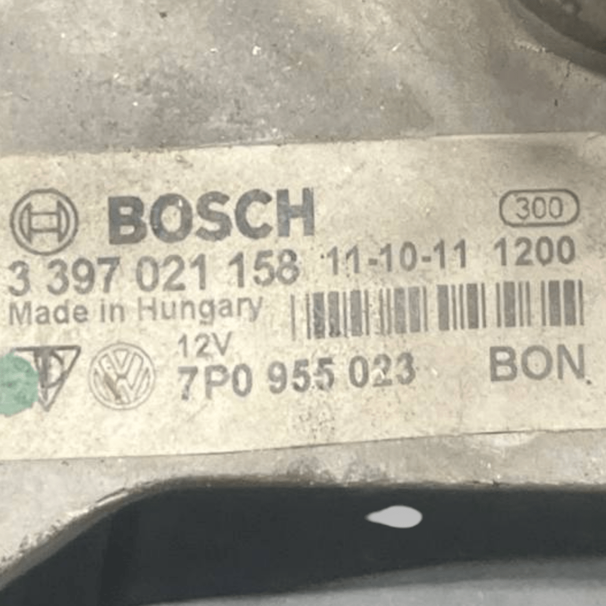 Motorino Tergicristallo anteriore Porsche Cayenne II 92A (2010 al 2017) cod: 7P0955023 - F&P CRASH SRLS - Ricambi Usati