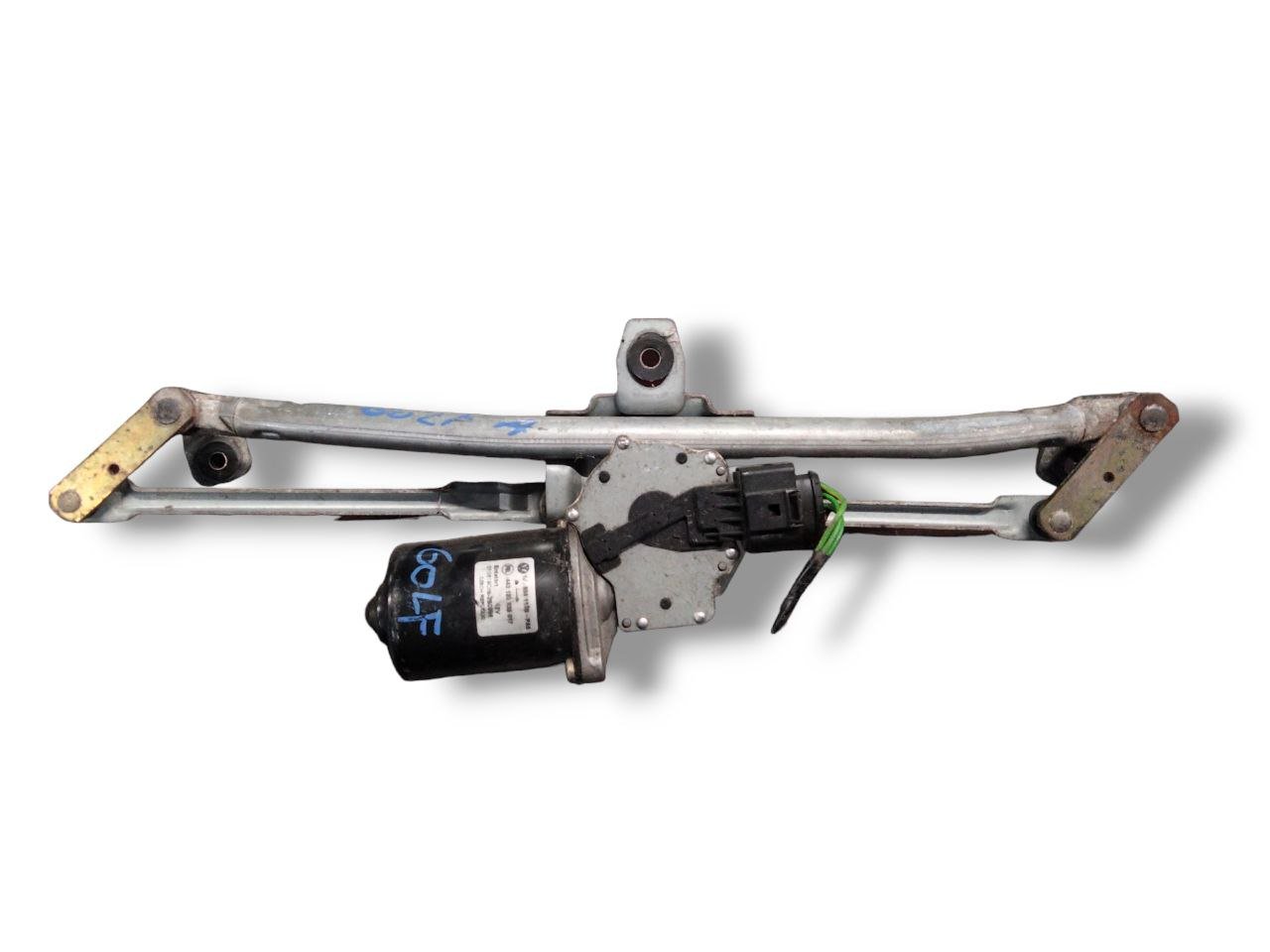 Front Windshield Wiper Motor Volkswagen Golf IV (1997 - 2004) code 1J1955113B - F&P CRASH SRLS - Used Parts