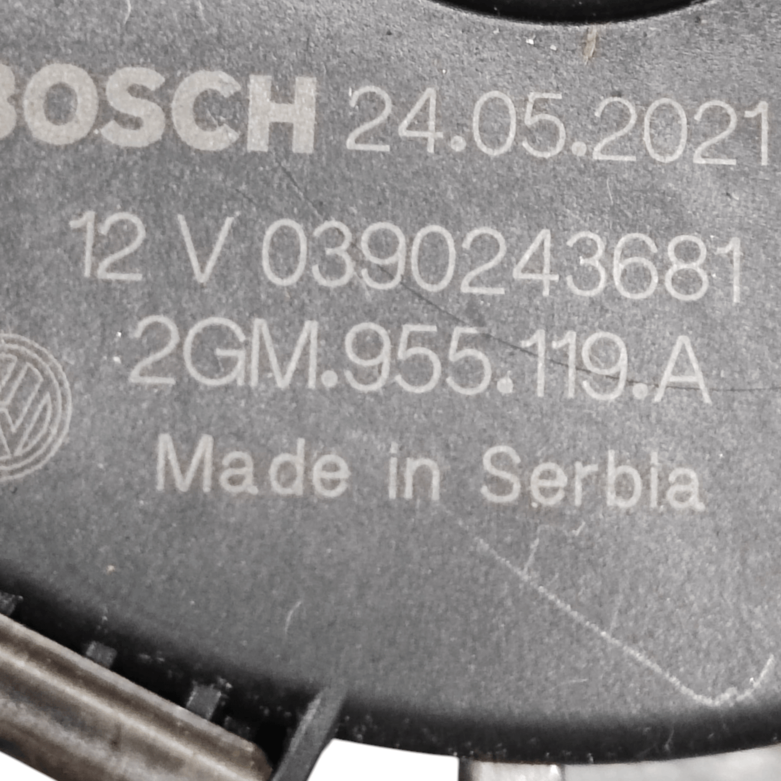 Front Windshield Wiper Motor Volkswagen T - Cross COD: 2GM955119A (2019>) - F&P CRASH SRLS - Used Parts