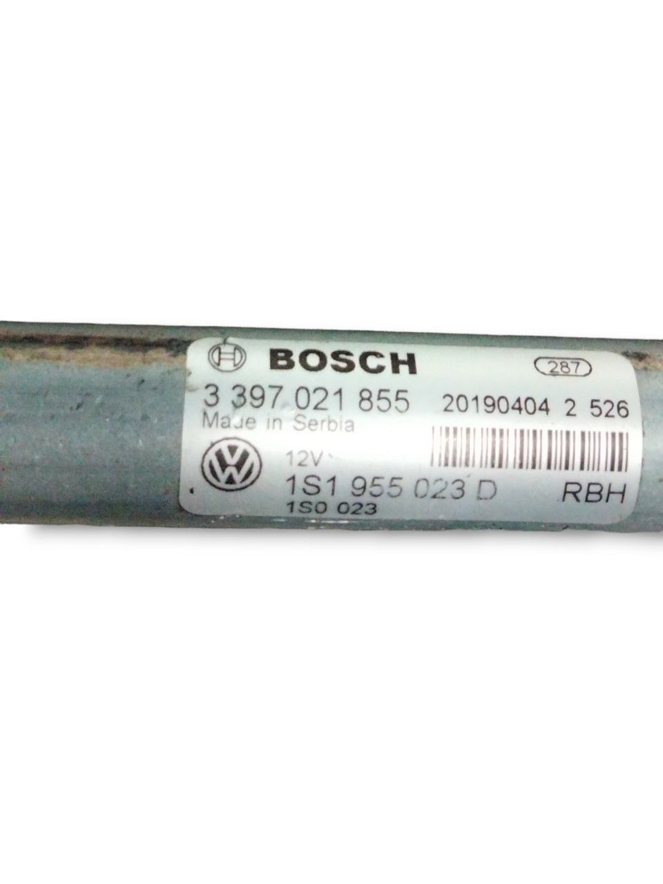 Front windshield wiper motor Volkswagen Up (2012 - 2023) code.3397021855 - 1S1955023D - F&P CRASH SRLS - Used Parts