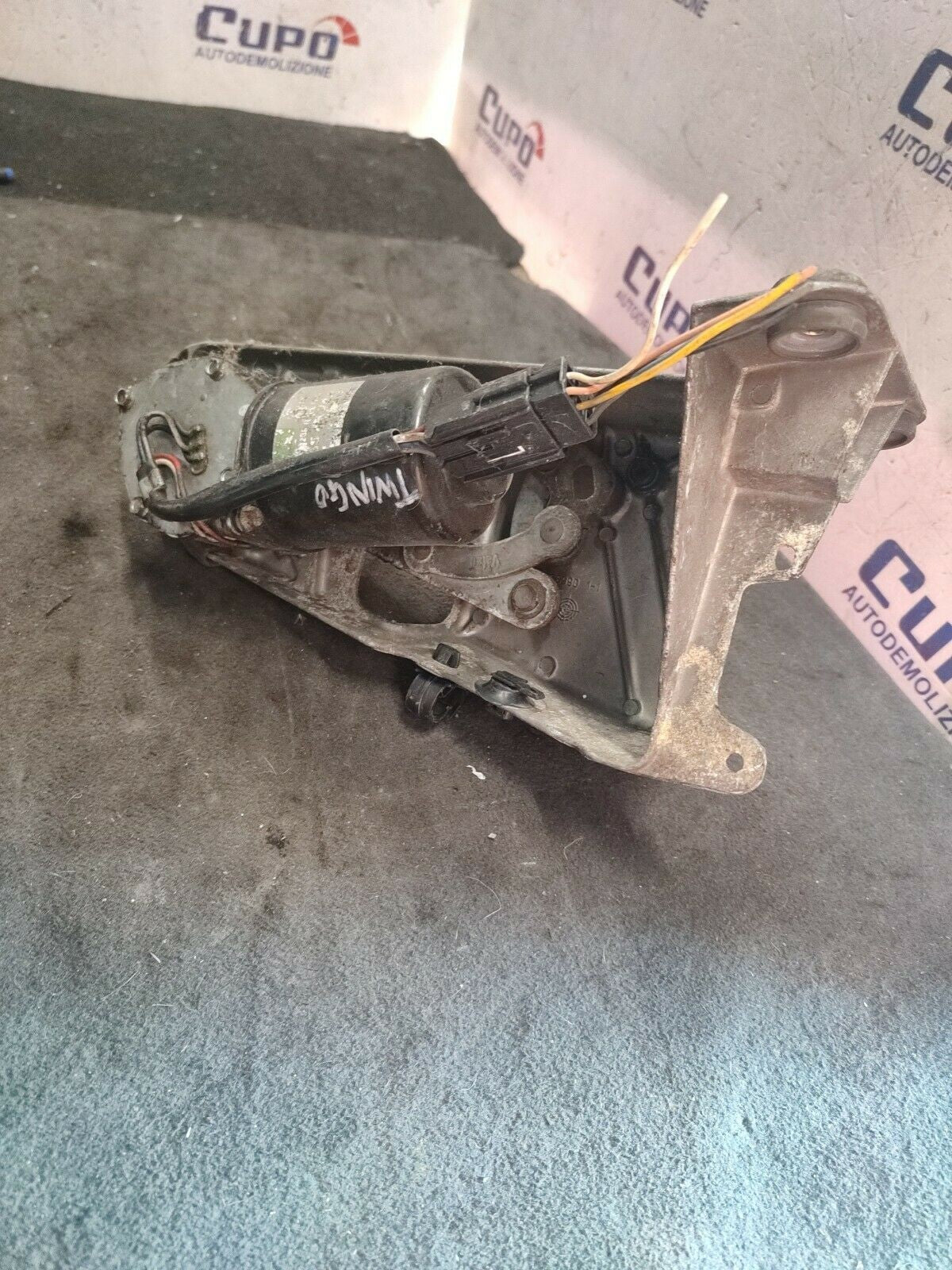 WIPER MOTOR RENAULT TWINGO 1.1 1st series (1997-2007) 7701207936 - F&P CRASH SRLS - Used Parts