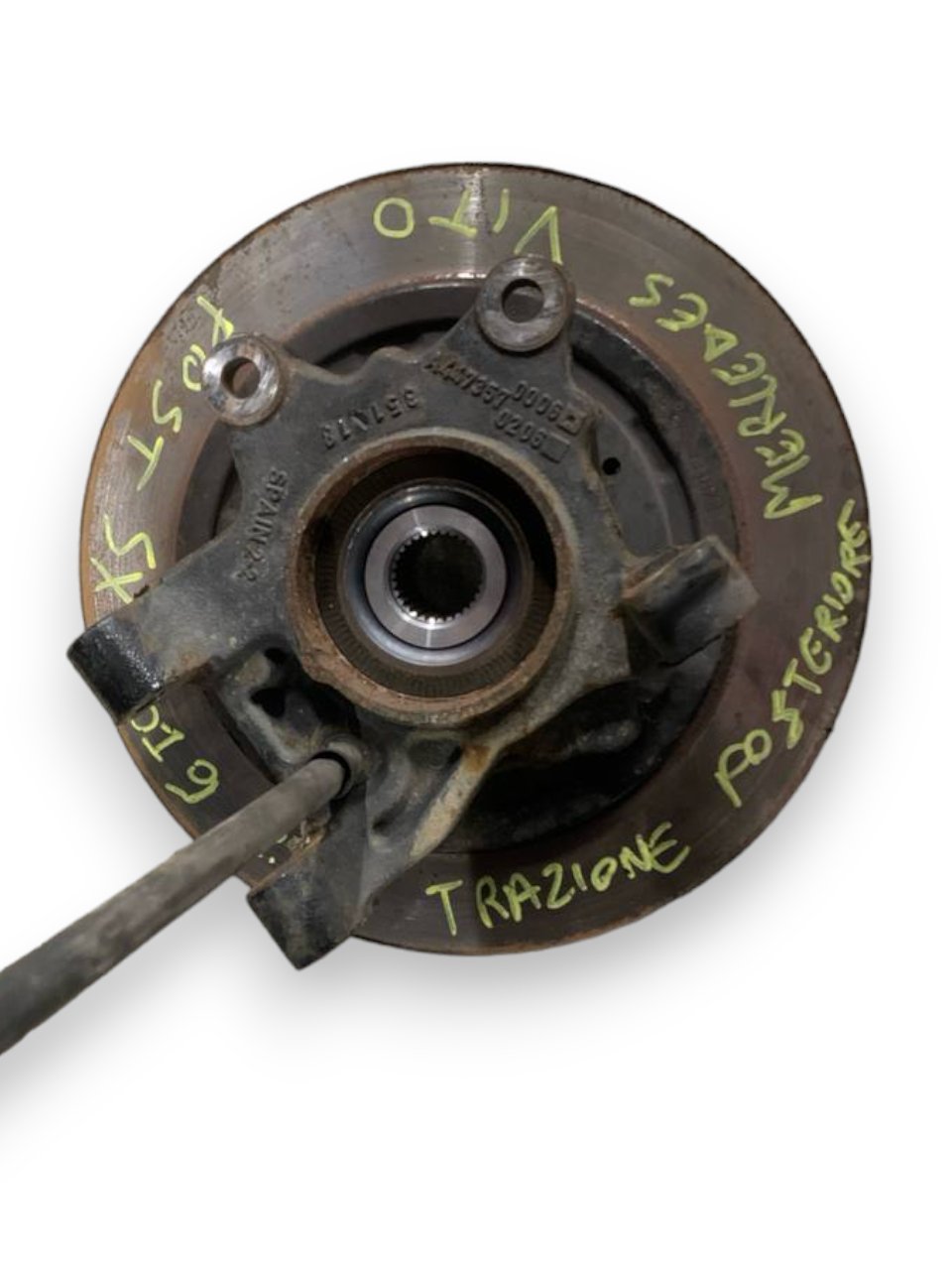 Mozzo Posteriore Sinistro Sx Trazionato Cambio Automatico Mercedes-Benz Vito 2.2 Diesel (2019) cod.a4473570006 - F&P CRASH SRLS - Ricambi Usati