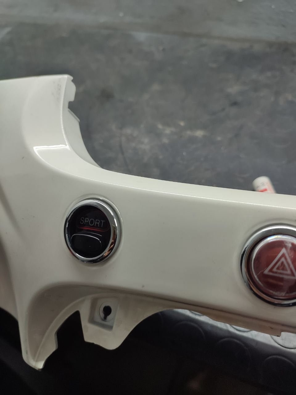 Central panel dashboard Fiat 500 (2009) sport button - F&P CRASH SRLS - Used Parts