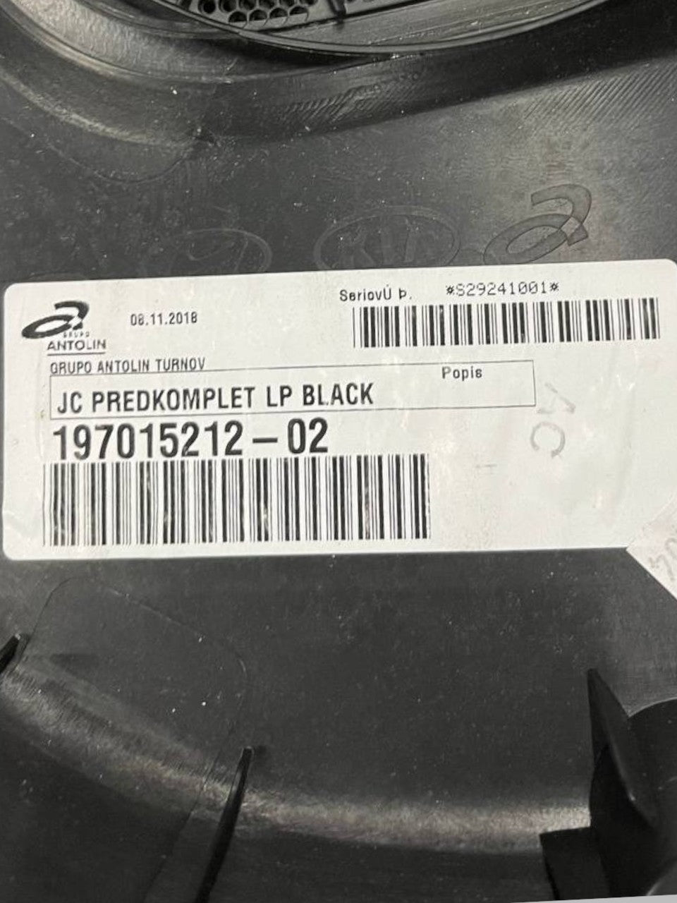 Pannello interno Porta anteriore sinistro (sx) Nero Hyundai Kona (2017>) cod: 197015212-02 - F&P CRASH SRLS - Ricambi Usati