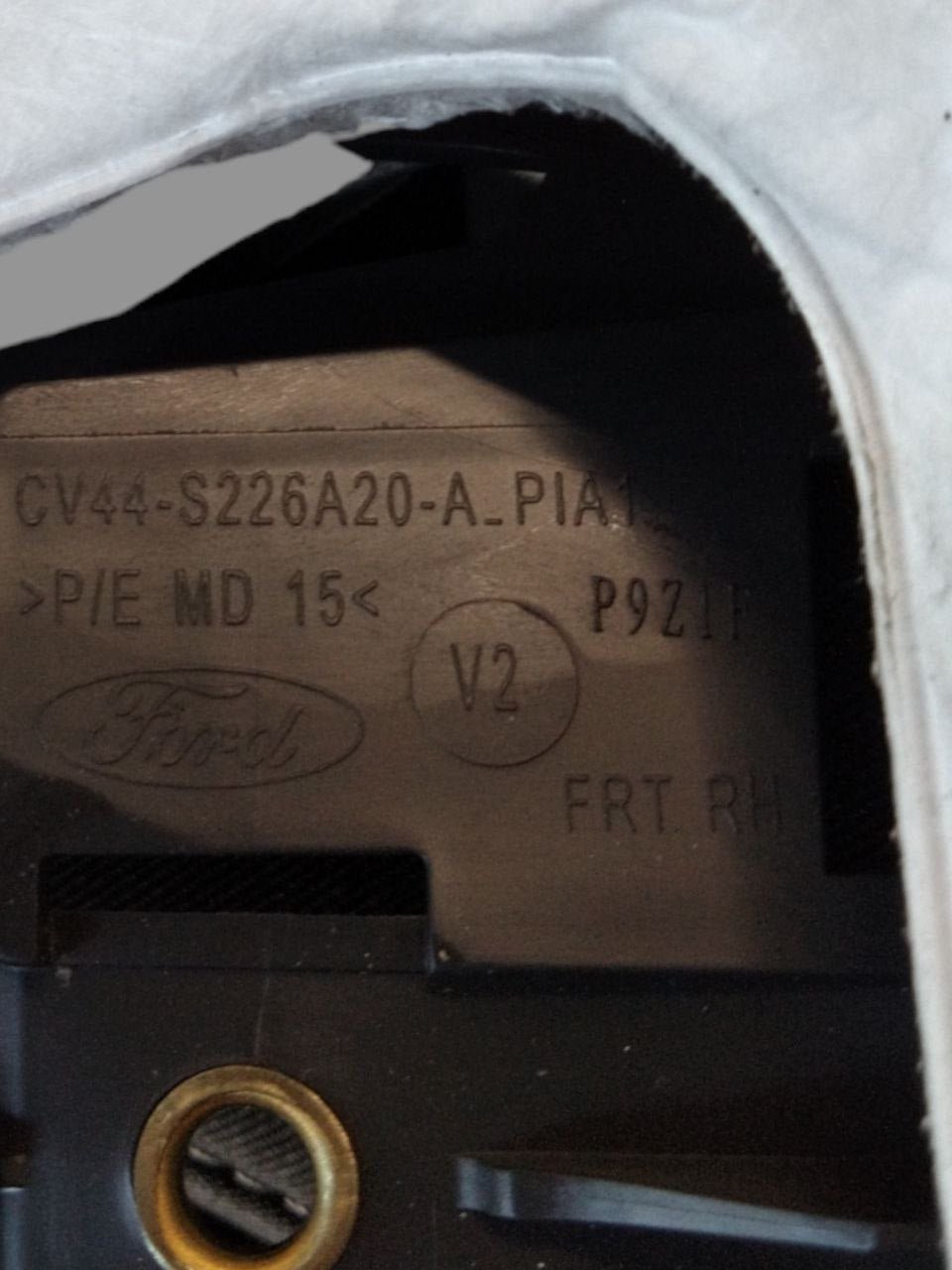 Pannello porta interno anteriore destro Nero Ford Kuga MK2 (2012 - 2019)cod.CV44 - S226A20 - F&P CRASH SRLS - Ricambi Usati