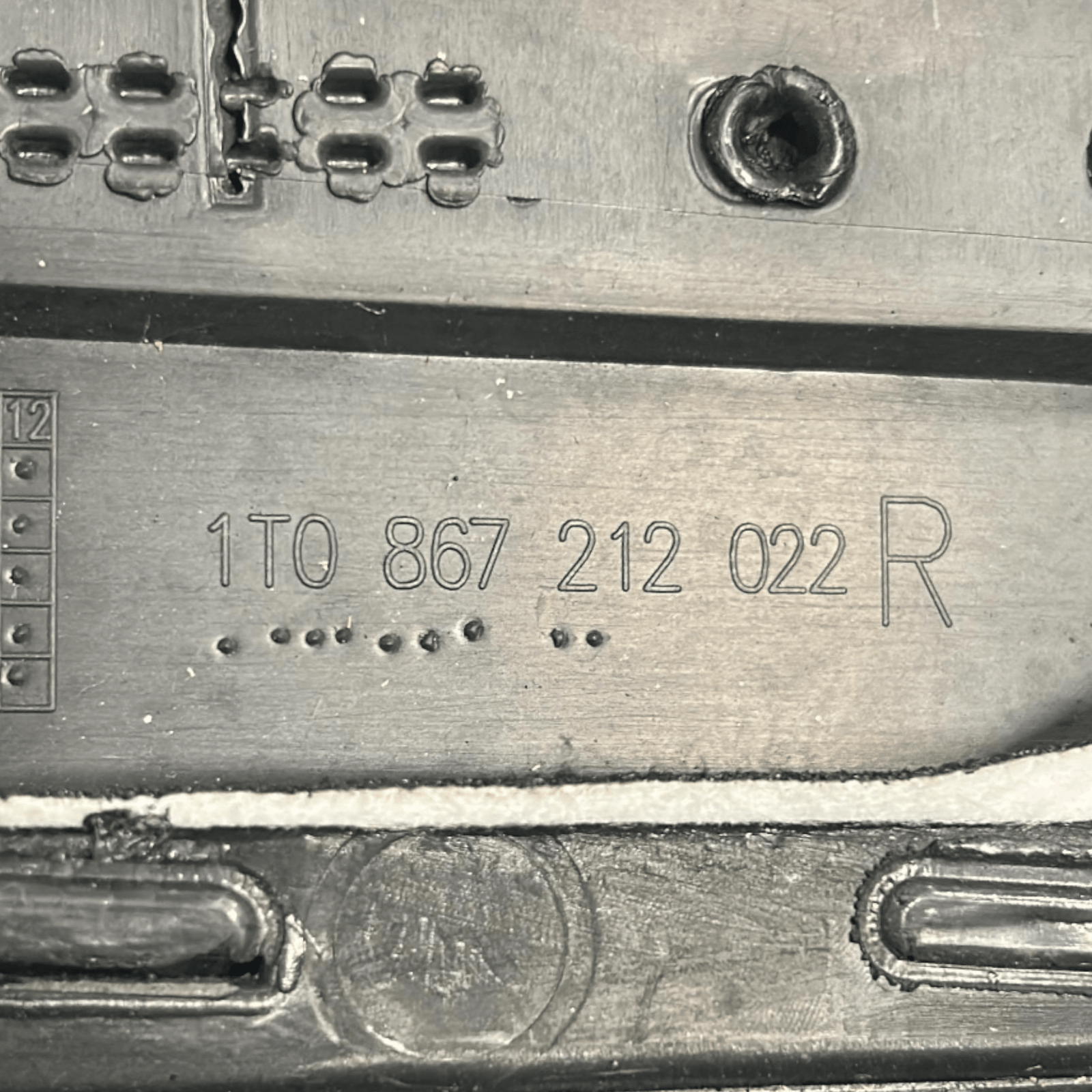 Right Rear Interior Door Panel Volkswagen Touran (1T) cod.1T0867212 (2003 > 2015) - F&P CRASH SRLS - Used Parts