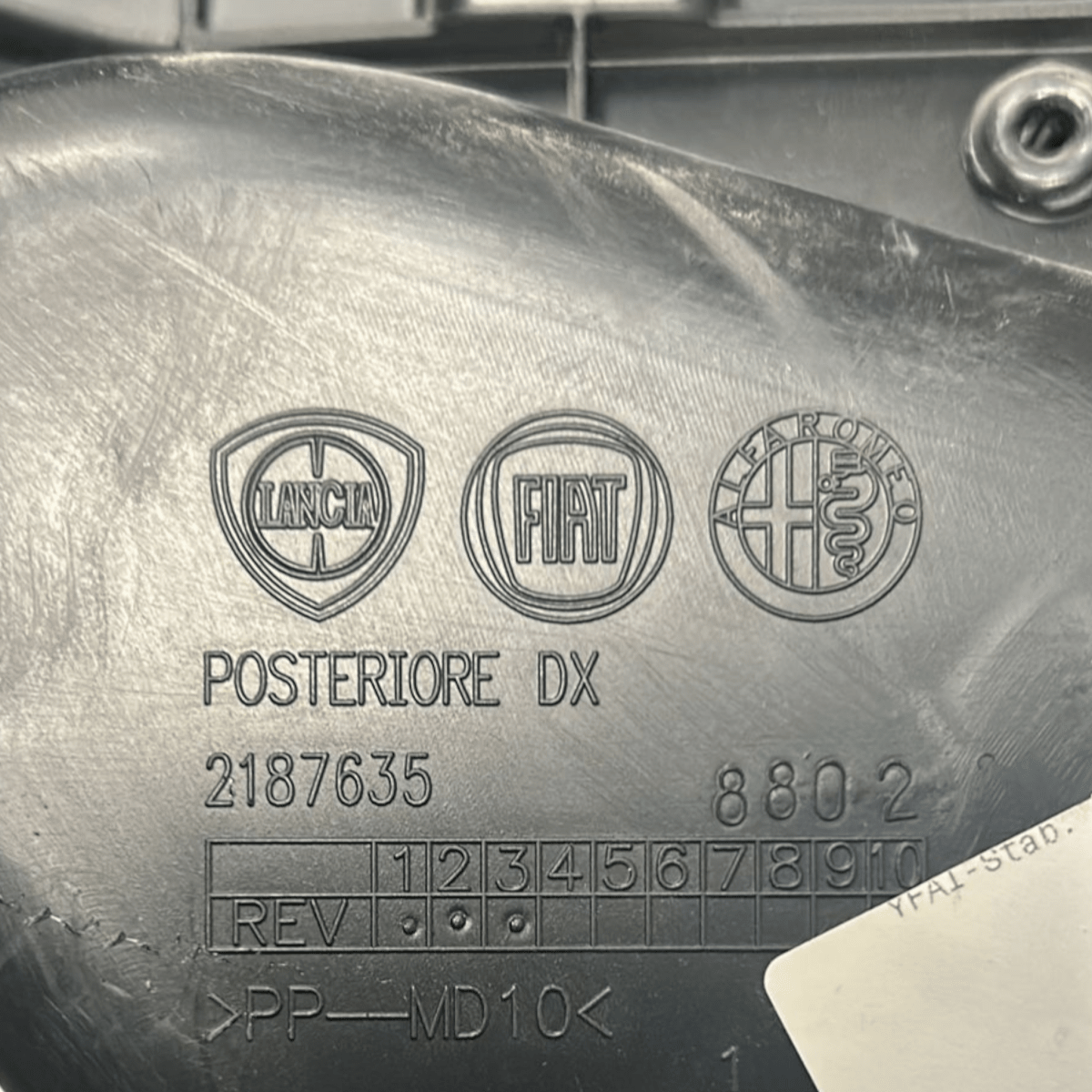 Pannello porta posteriore destro fiat panda 312 cod:2187635 (2012 >) - F&P CRASH SRL - Ricambi Usati