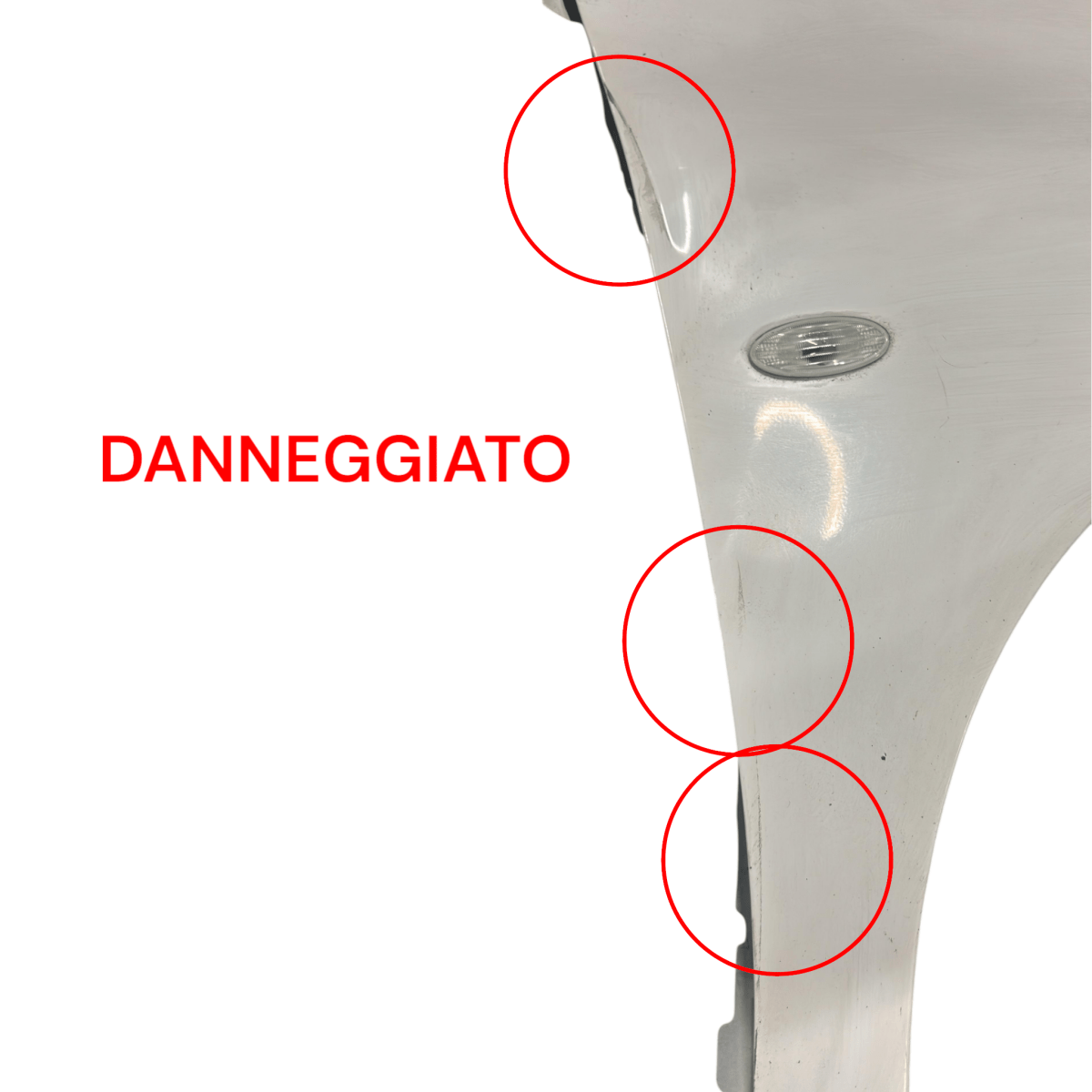 Parafango anteriore destro bianco Nissan Micra (K13) (2010 > 2017) - F&P CRASH SRLS - Ricambi Usati