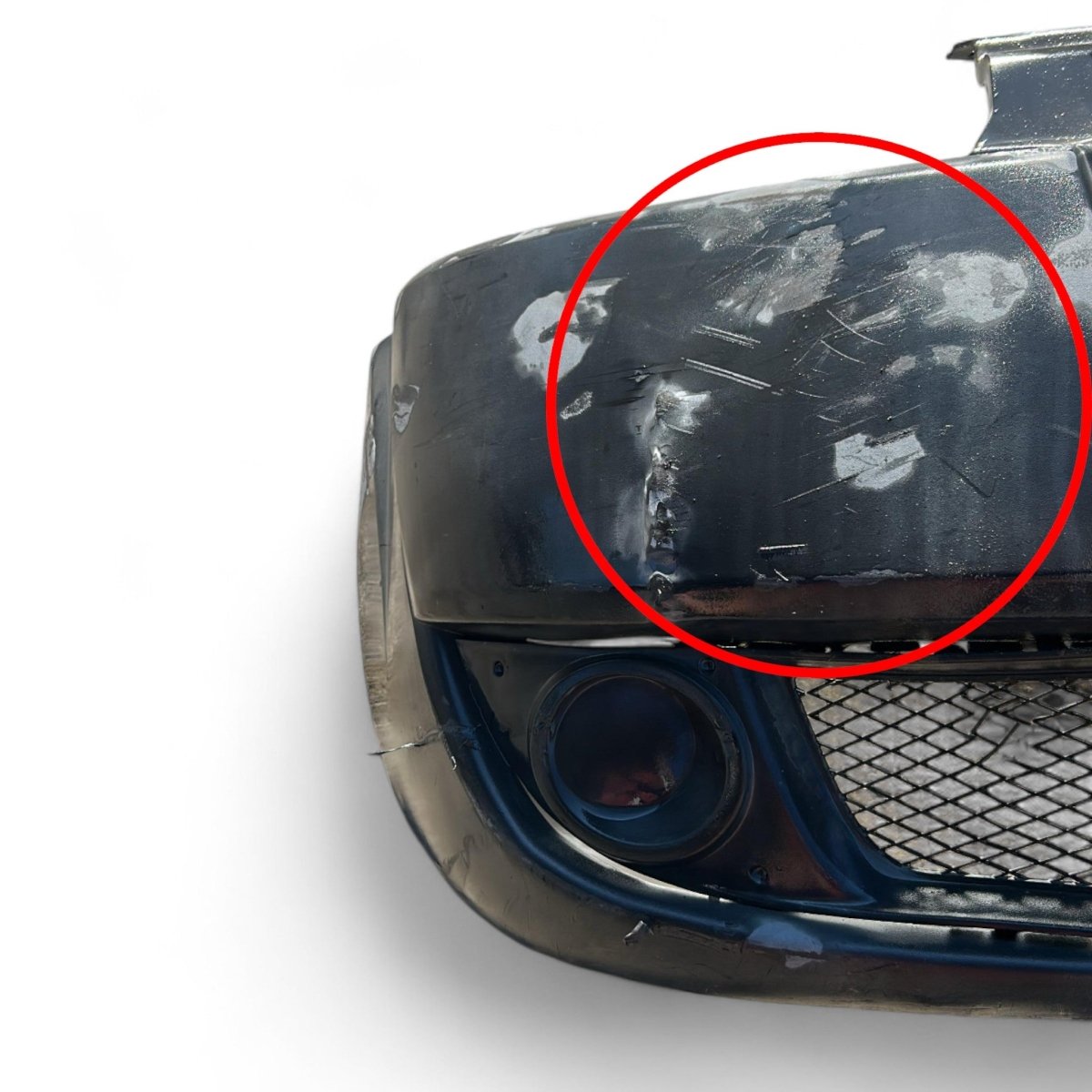 Paraurti anteriore Fiat Doblo I (2000 > 2009) nero in plastica - F&P CRASH SRLS - Ricambi Usati