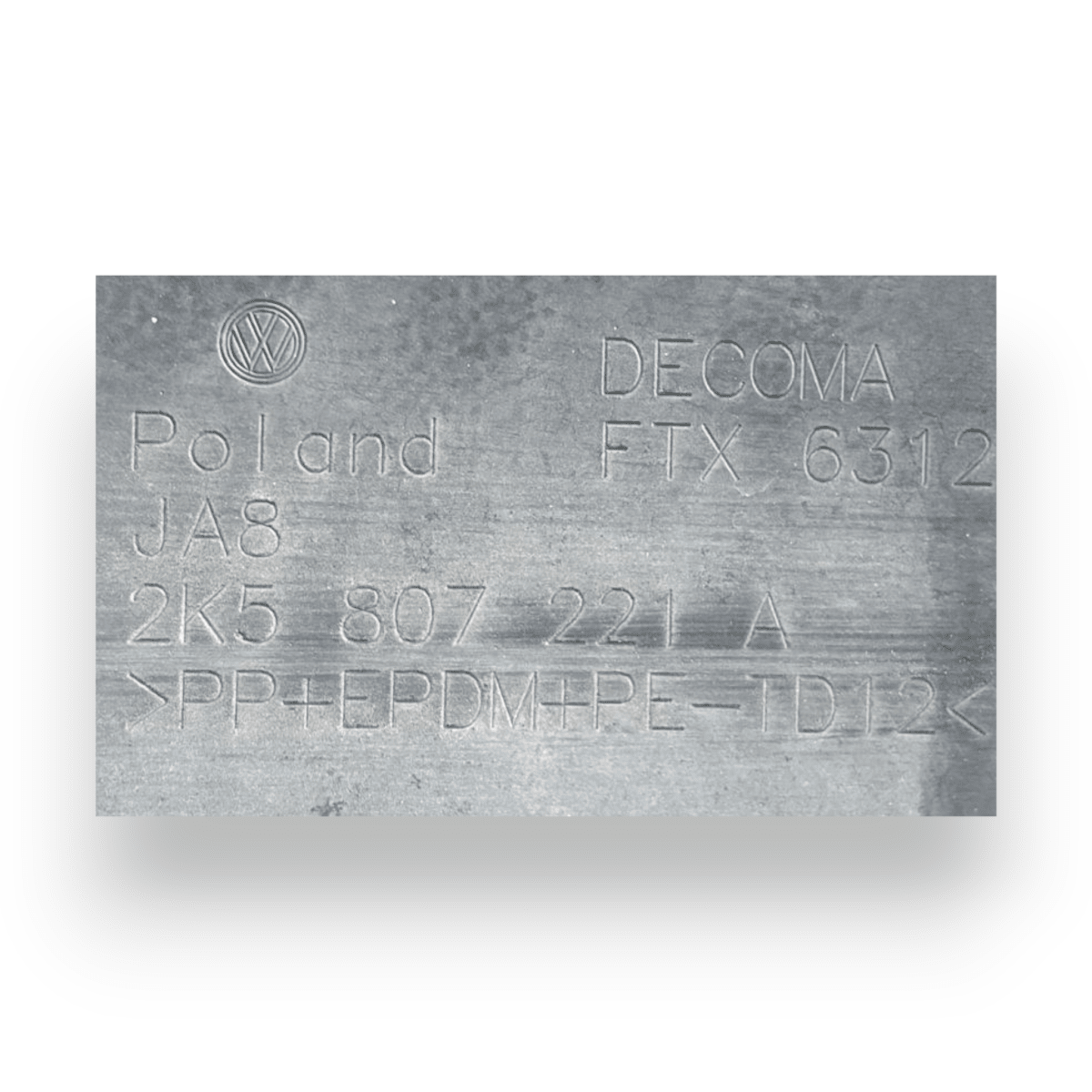 Paraurti anteriore nero volkswagen caddy cod:2k5807221a (2010 - 2021) - F&P CRASH SRL - Ricambi Usati
