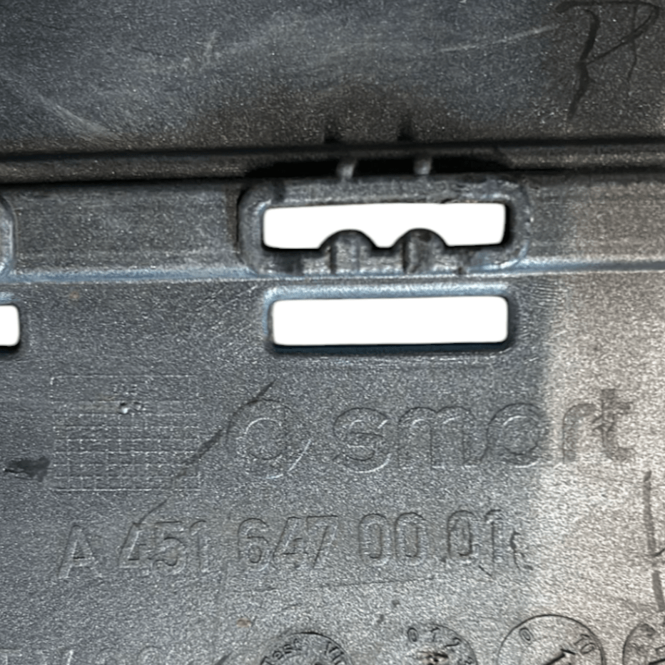 Paraurti Centrale Posteriore Active Blu (CC6L) Smart ForTwo (W451) cod.A4516470001 (2007 > 2015) - F&P CRASH SRLS - Ricambi Usati
