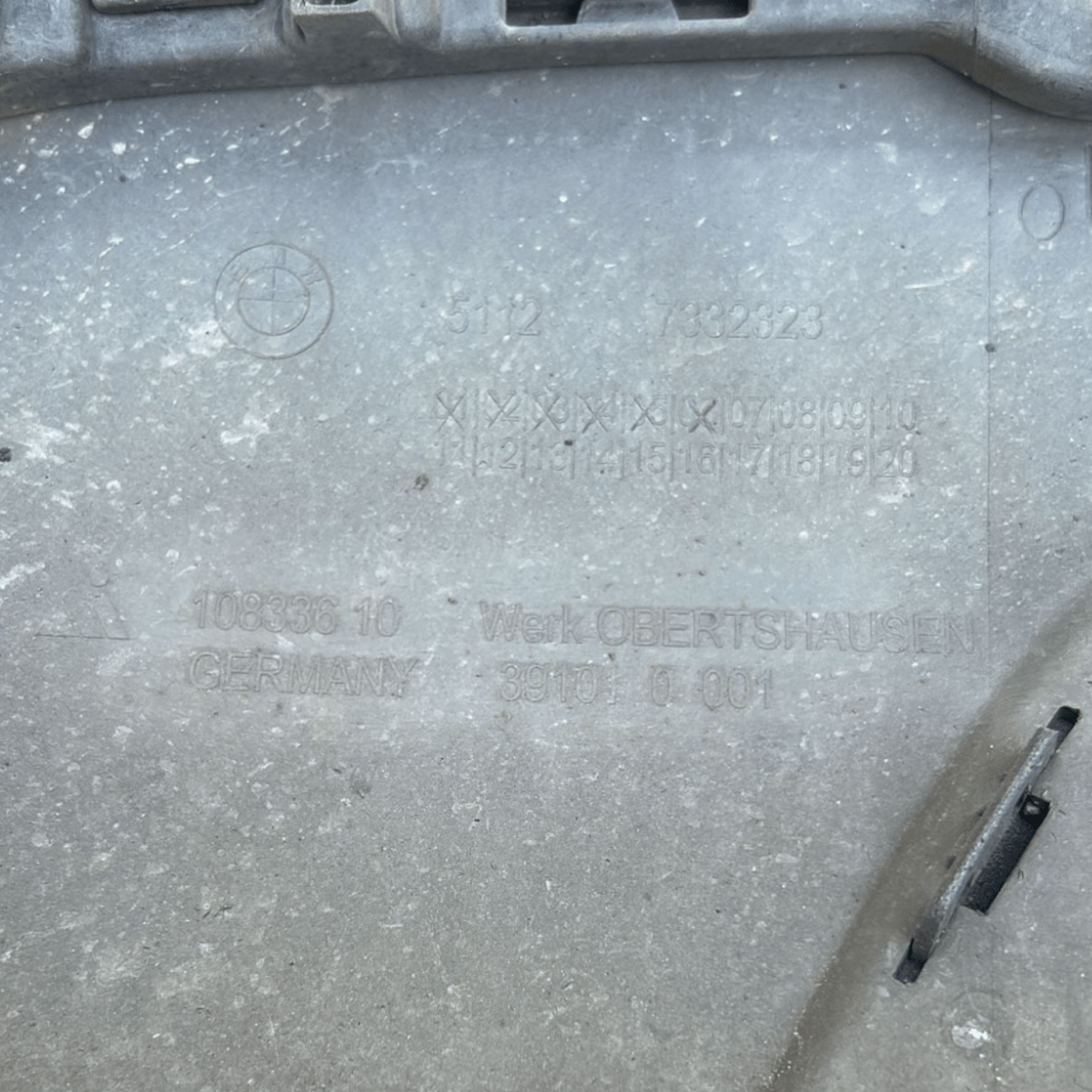 Rear Bumper Bmw X1 F48 XLine code:10833610 (2015 > 2022) - F&P CRASH SRLS - Used Parts
