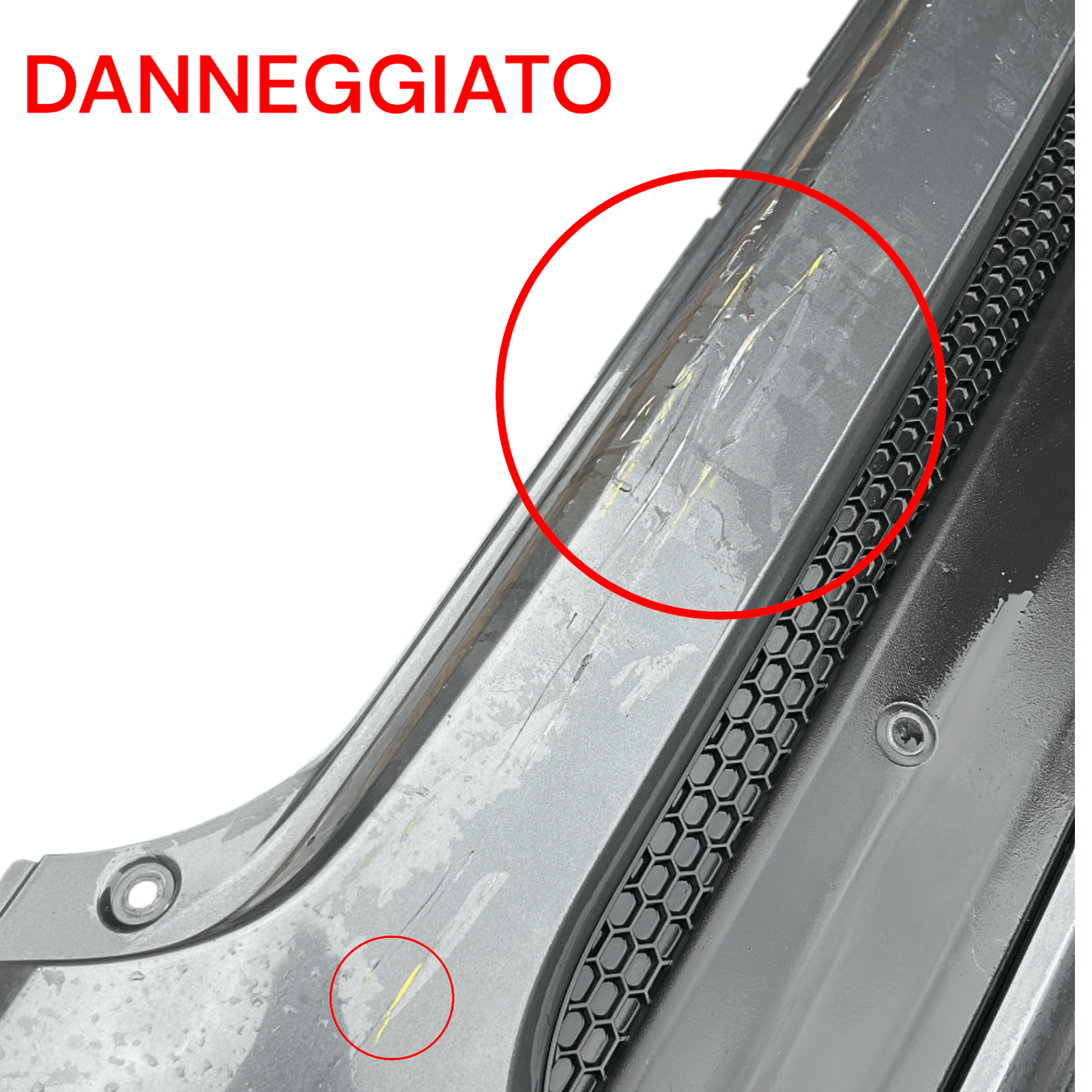 Paraurti Posteriore Grigio Fiat 500 X (2014 > ) + Sensori Di Parcheggio - F&P CRASH SRLS - Ricambi Usati