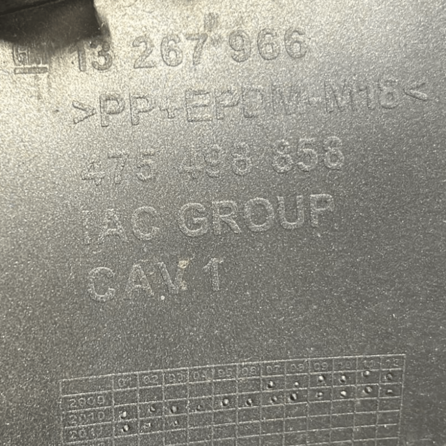 Paraurti Posteriore Opel Meriva B cod:13267966 (2010 > 2017) - F&P CRASH SRLS - Ricambi Usati