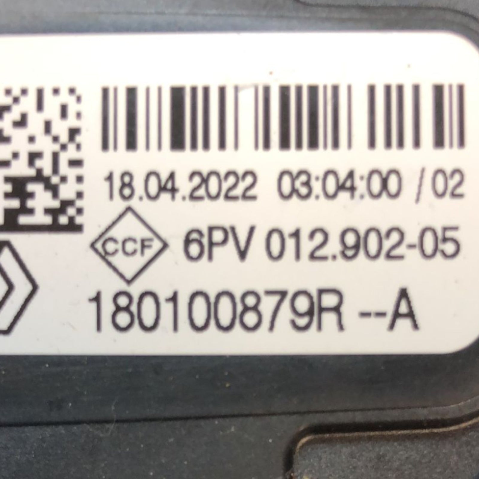 Pedale Acceleratore + Pedale Freno Renault Captur II (2019 > ) cod:180100879R - F&P CRASH SRLS - Ricambi Usati