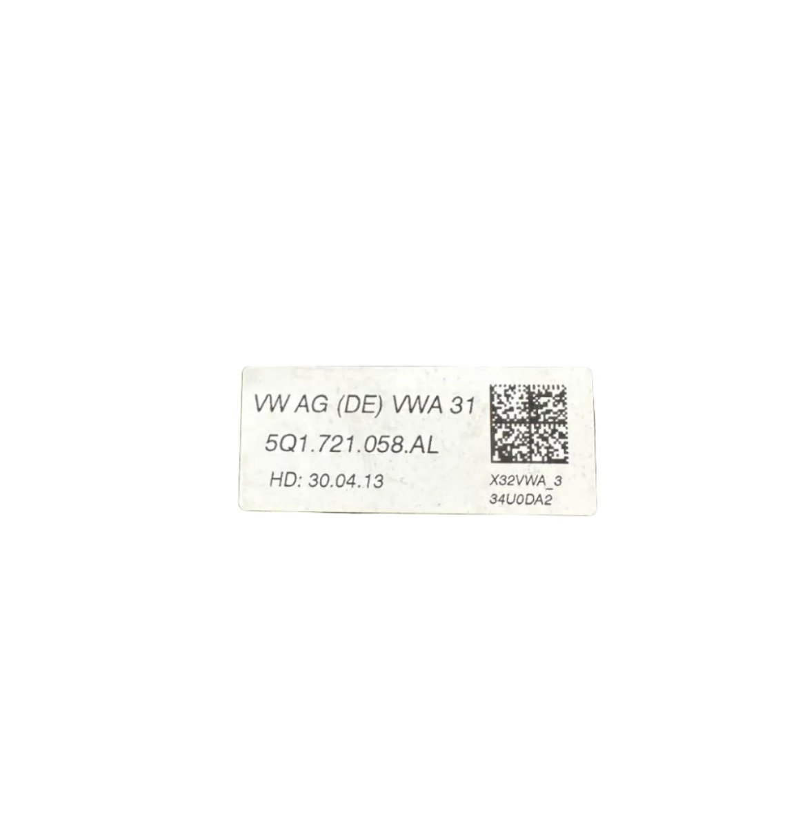 Pedale freno + pedale acceleratore Volkswagen Golf VII cod.5Q1721058AL (2012 - 2021) - F&P CRASH SRL - Ricambi Usati