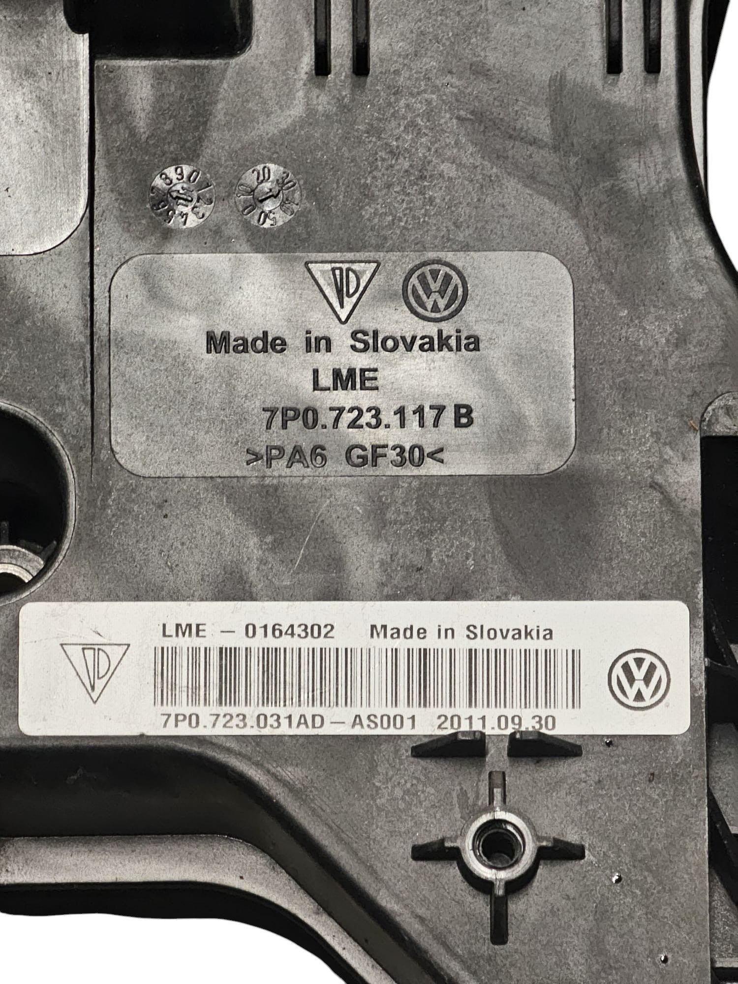 Brake Pedal Porsche Cayenne 92A Code: 7P0723117B / 7P0723031AD (2010 - 2017) Automatic Transmission - F&P CRASH SRLS - Used Parts