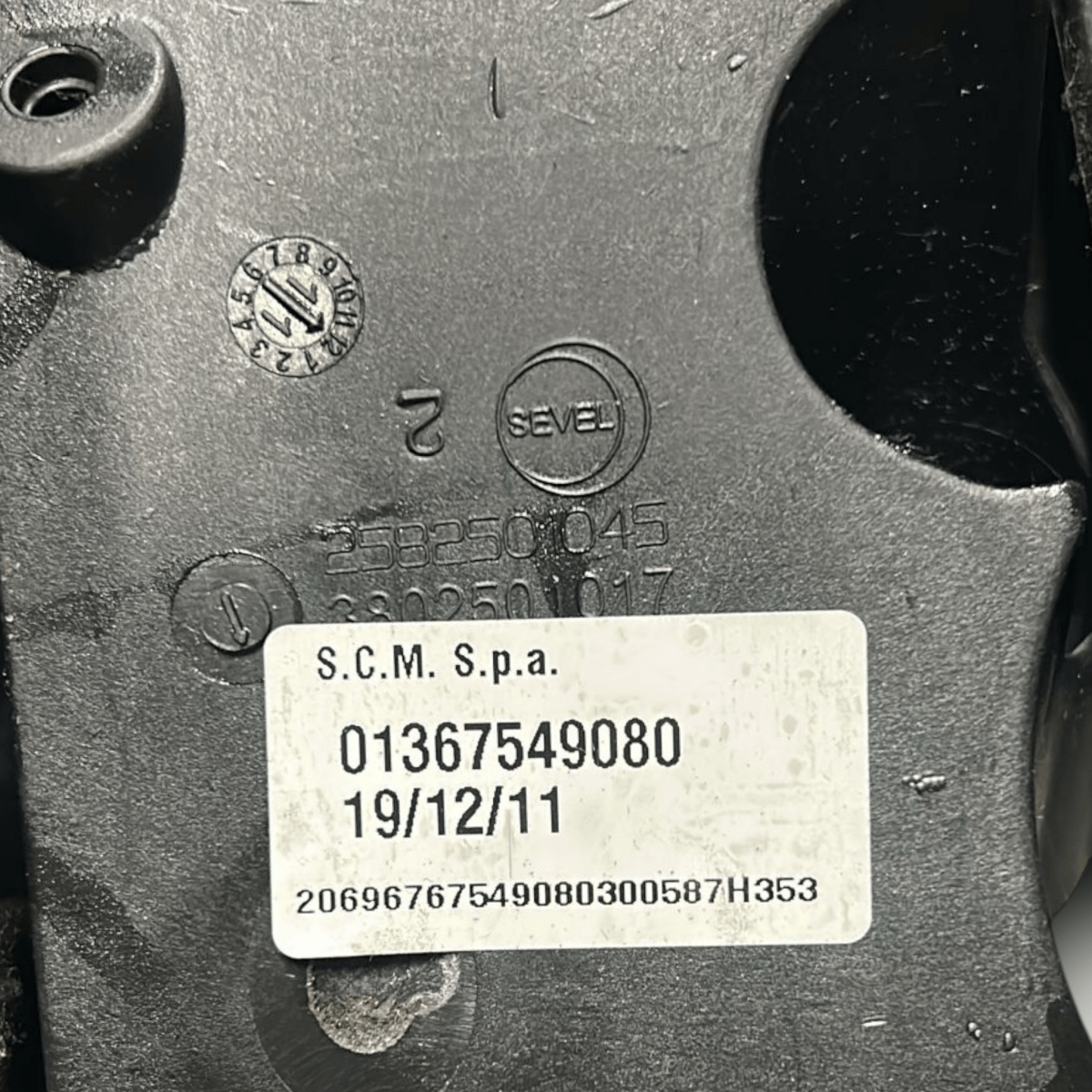 Complete pedal assembly fiat ducato code:01367549080 (2006 > 2014) - F&P CRASH SRL - Used Parts