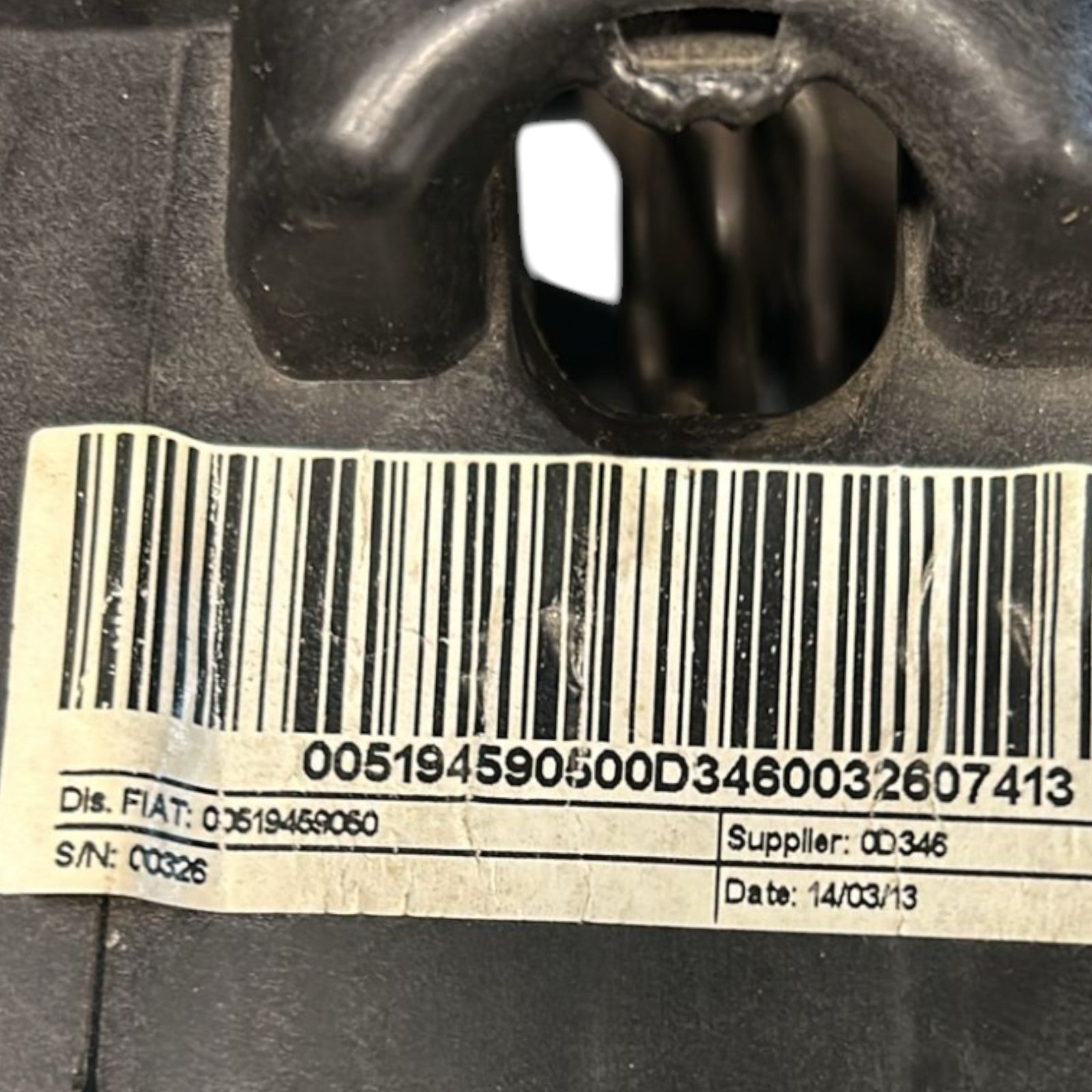 Fiat 500L pedal board code:00519459050 (2012 > 2022) - F&P CRASH SRLS - Used Parts