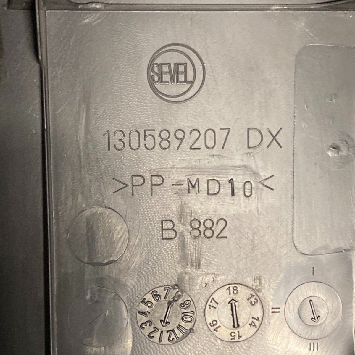Right footrest platform (dx) fiat ducato Code: 130589207 (2014 - ) - F&P CRASH SRLS - Used Spare Parts