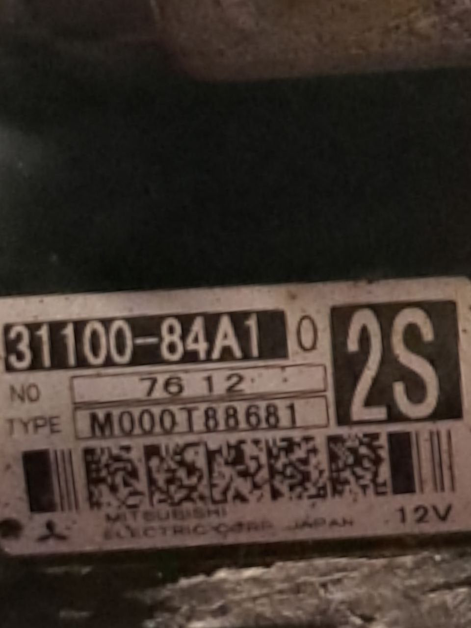 Sunzuki Jimny 1.5 Diesel (2005>) COD: 31100-84A1