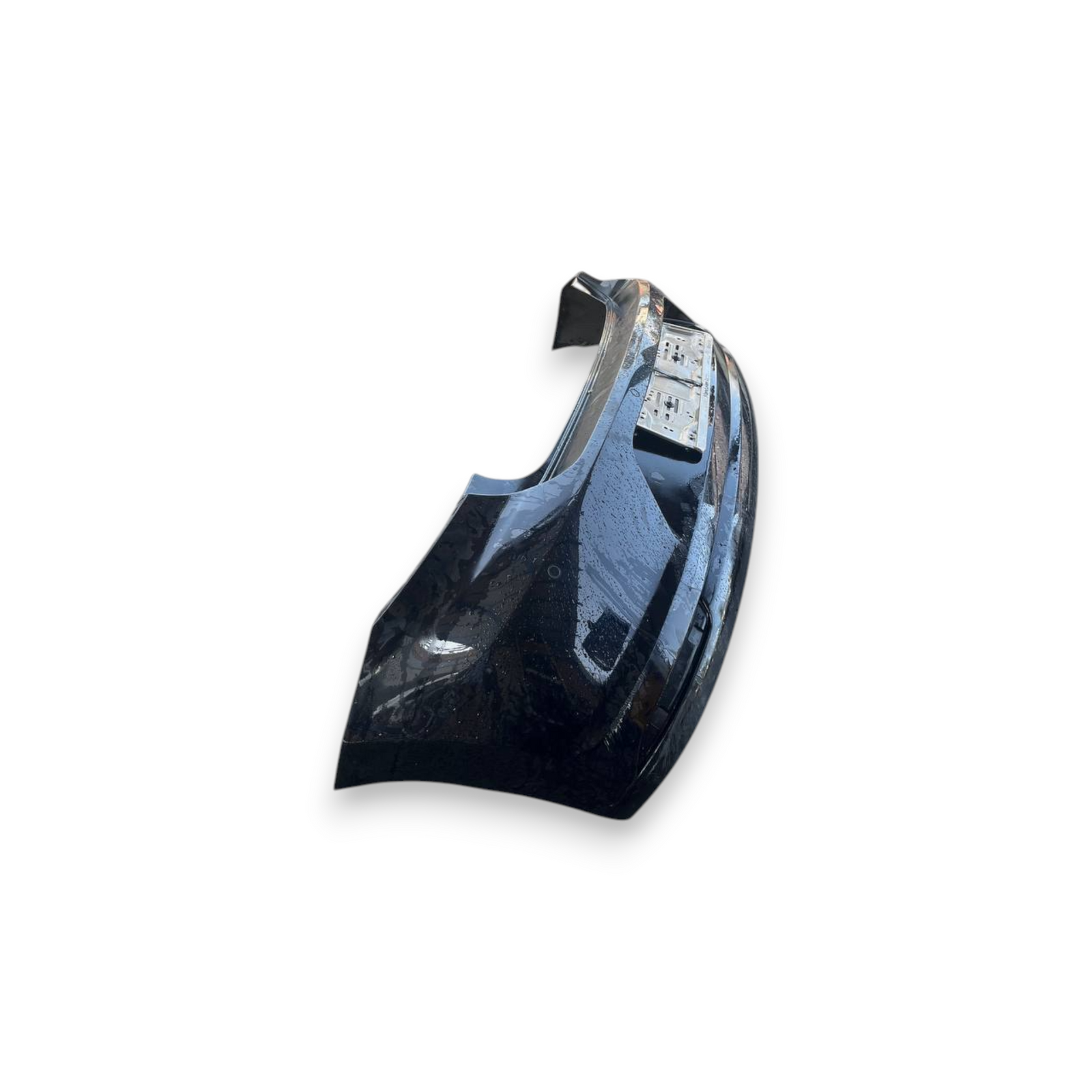 Volkswagen Polo v 6r Bumper traseiro preto (2009 a 2017)