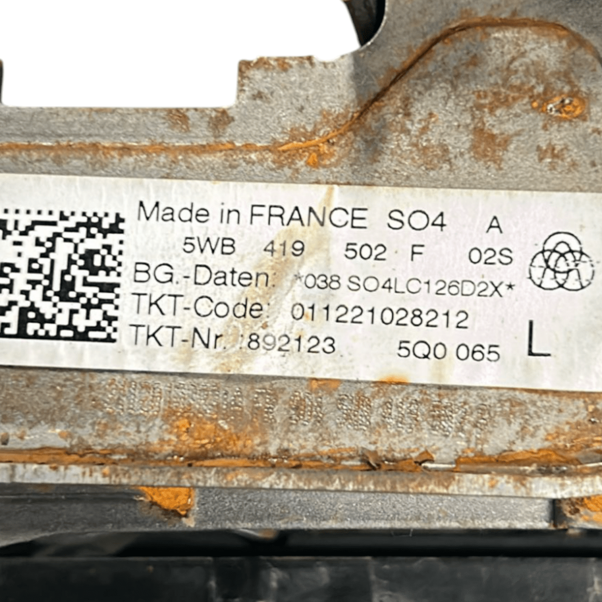 Piantone / canna sterzo audi a3 8y 1.5 benzina / metano cod:5WB419502F (2020 >) - F&P CRASH SRLS - Ricambi Usati