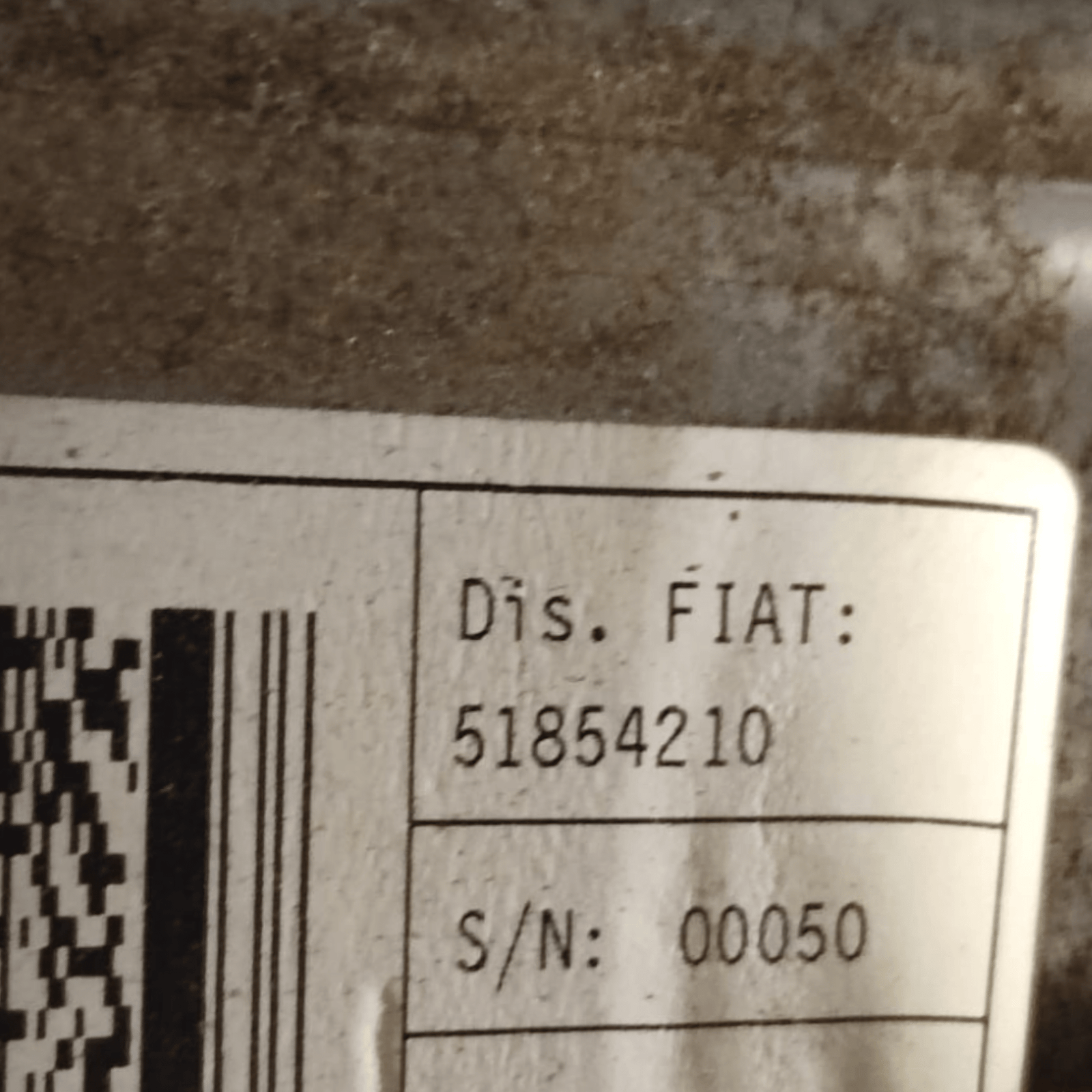 Piantone / Canna Sterzo Fiat Fiorino 1.3 Diesel COD: 51854210 (2007 - ) - F&P CRASH SRLS - Ricambi Usati