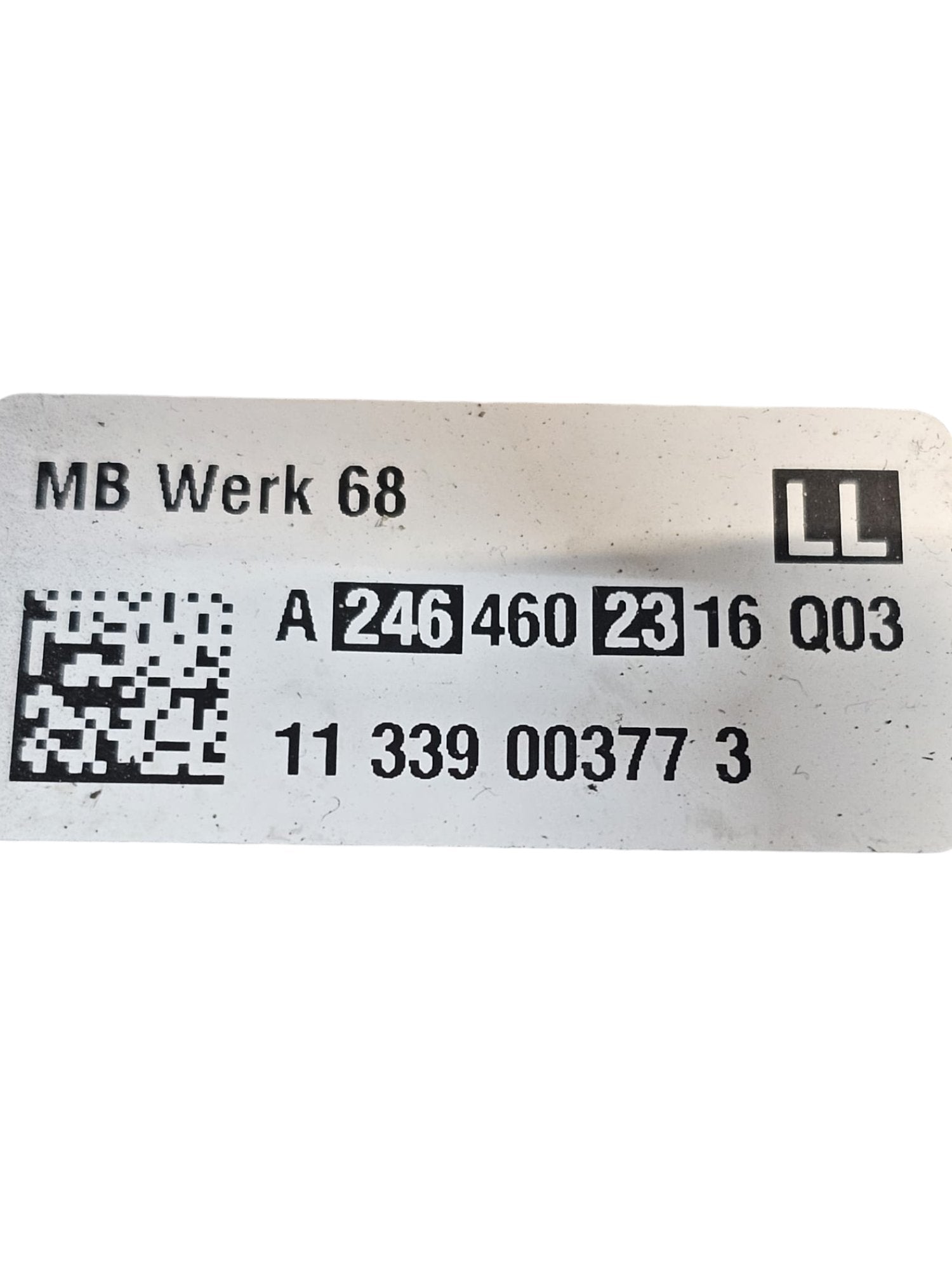 Steering Column / Steering Shaft Mercedes Class B W246 (2011 - 2018) Code:A2464602316Q03 - F&P CRASH SRLS - Used Parts