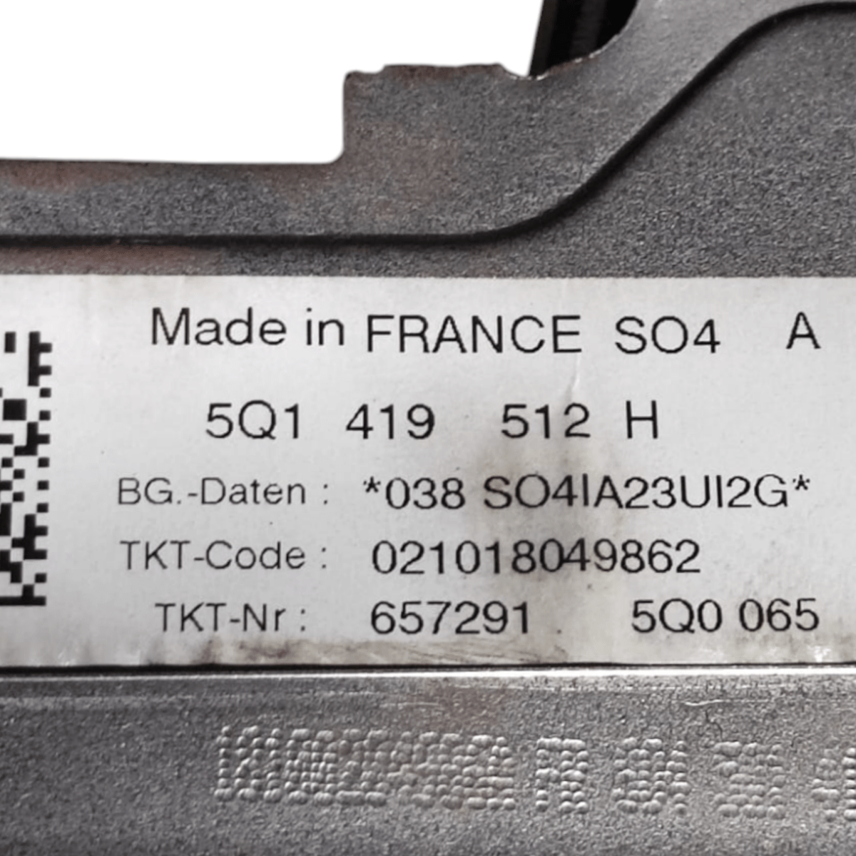 Piantone / canna sterzo volkswagen tiguan (ad) 2.0 diesel cod: 5q1419512h (2016 - 2024) - F&P CRASH SRLS - Ricambi Usati