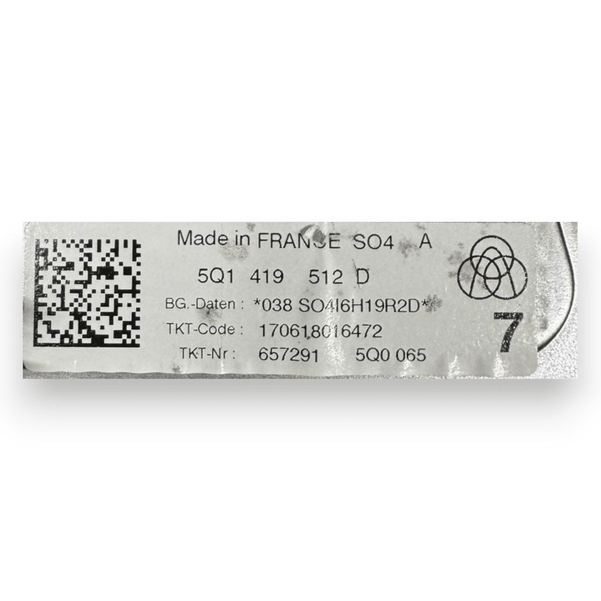 Piantone / canna sterzo Volkswagen Tiguan II 2.0 diesel cod.5Q1419512D (2016 - 2024) - F&P CRASH SRL - Ricambi Usati
