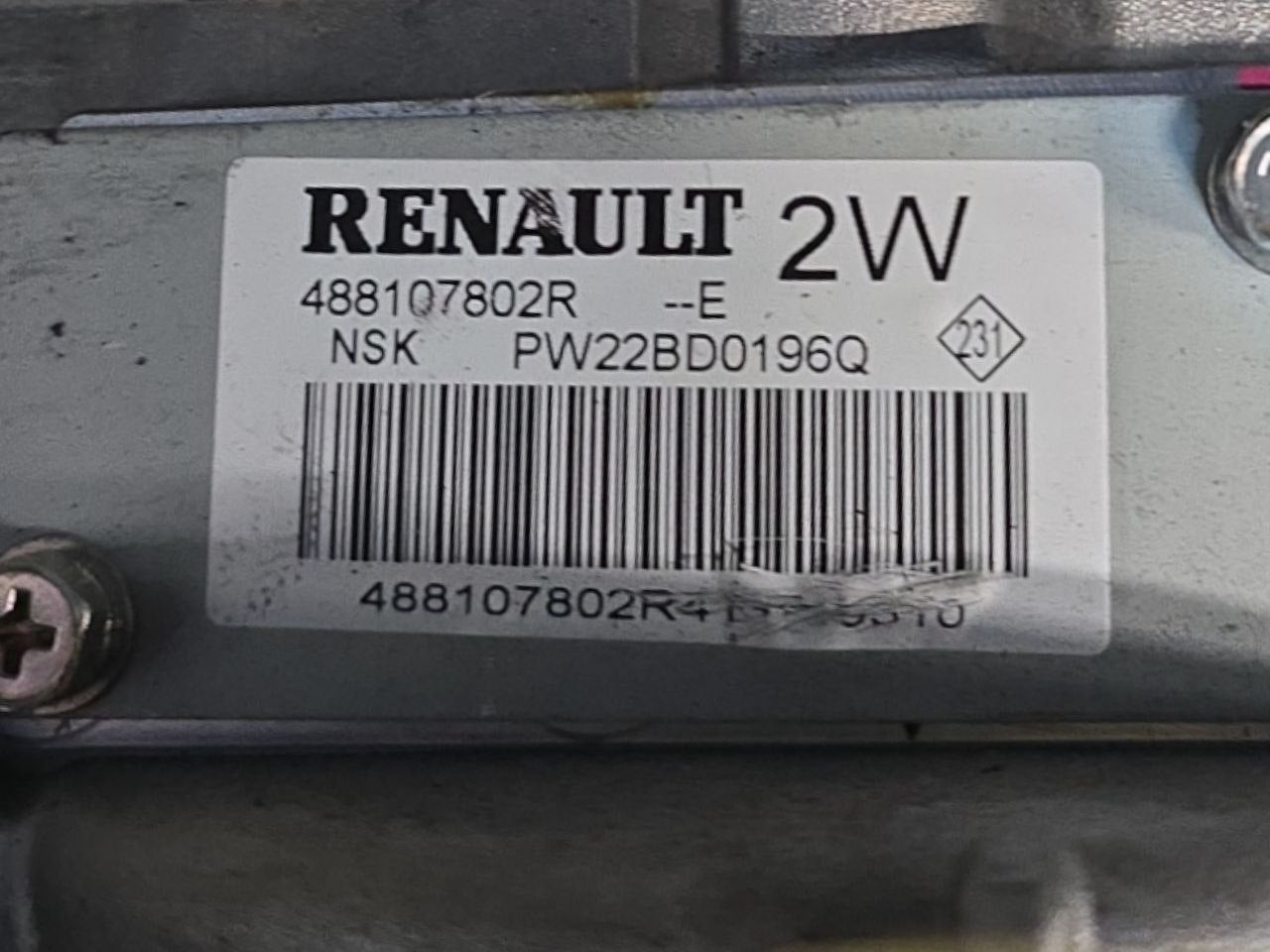 Steering Column Renault Megane III (2008 - 2016) COD:488107802R - F&P CRASH SRLS - Used Parts