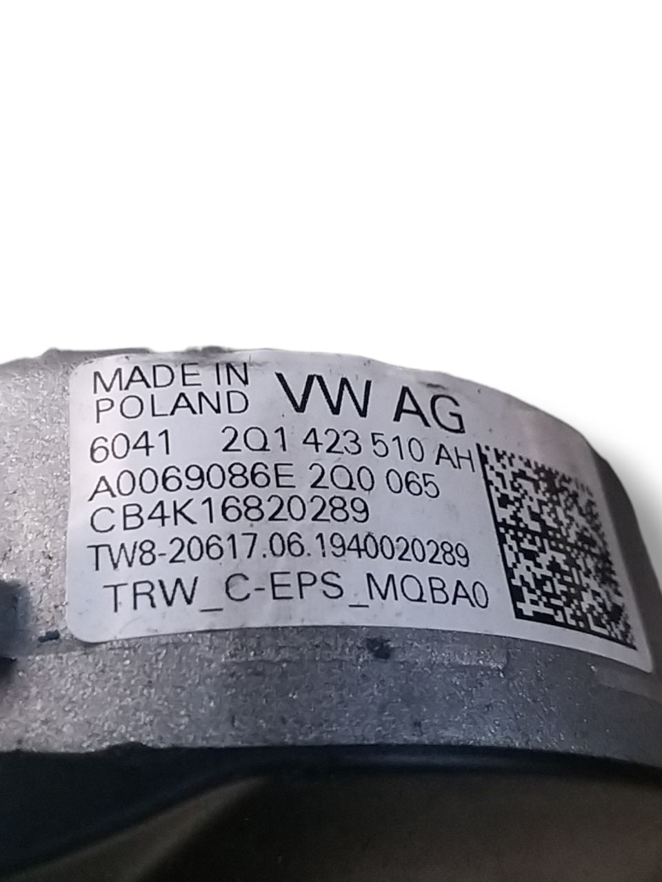 Steering Column Volkswagen Polo 6R (2014) Code: 2Q1423510AH - F&P CRASH SRLS - Used Parts