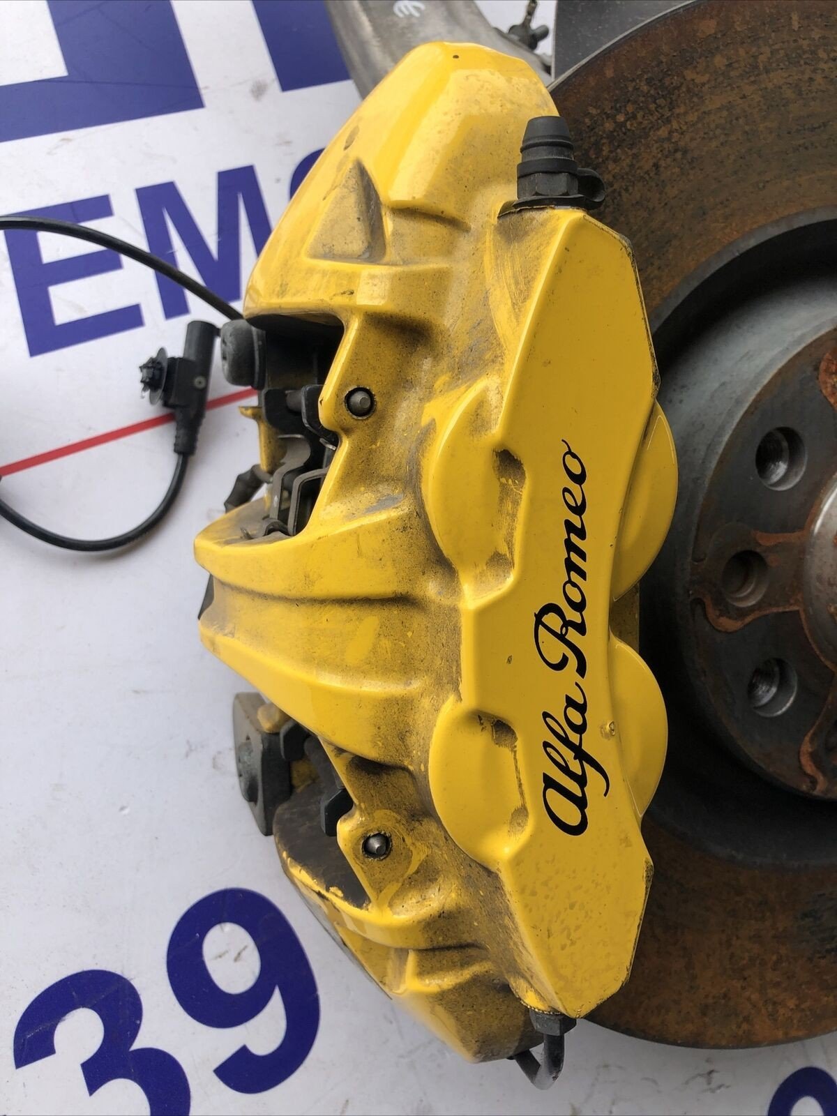 Right Front Brake Caliper 00505536430 Alfa Romeo Stelvio Jtdm 2.2 2018 - F&P CRASH SRLS - Used Parts