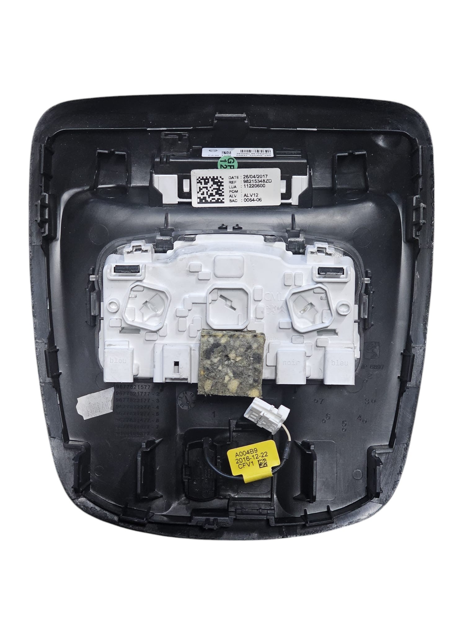 Plafoniera / Luce di Cortesia Anteriore Peugeot 308 II Cod:9677821577 (2013 - 2021) - F&P CRASH SRLS - Ricambi Usati