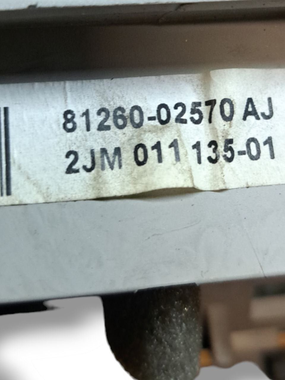 Plafoniera Luce Interna Abitacolo Anteriore Toyota Auris (2018) COD:81260 - 02570 - F&P CRASH SRLS - Ricambi Usati