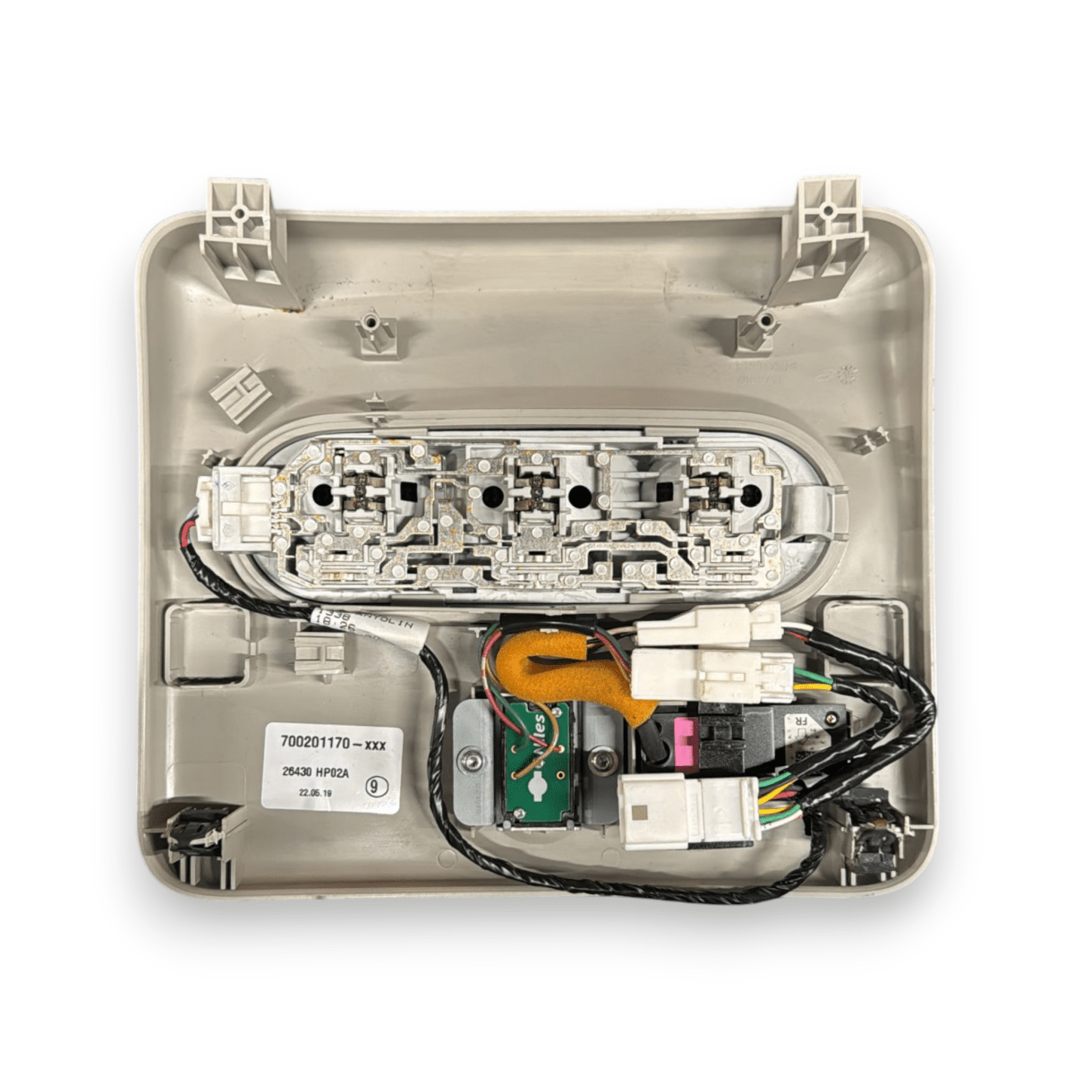 Plafoniera luce interna + tasto tetto Nissan Qashqai J11 cod.700201170 (2014 - 2021) - F&P CRASH SRL - Ricambi Usati