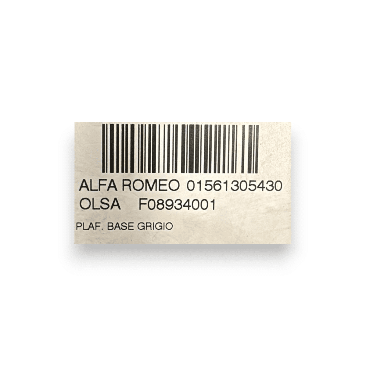 Plafoniera tetto interno Alfa Romeo Giulia cod.01561305430 (2016 - ) - F&P CRASH SRL - Ricambi Usati