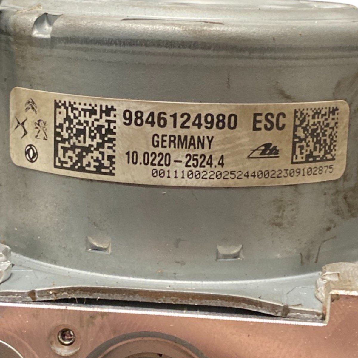 Pompa abs peugeot 2008 ii 1.2 benzina Cod: 9846124980 (2019 - ) - F&P CRASH SRLS - Ricambi Usati