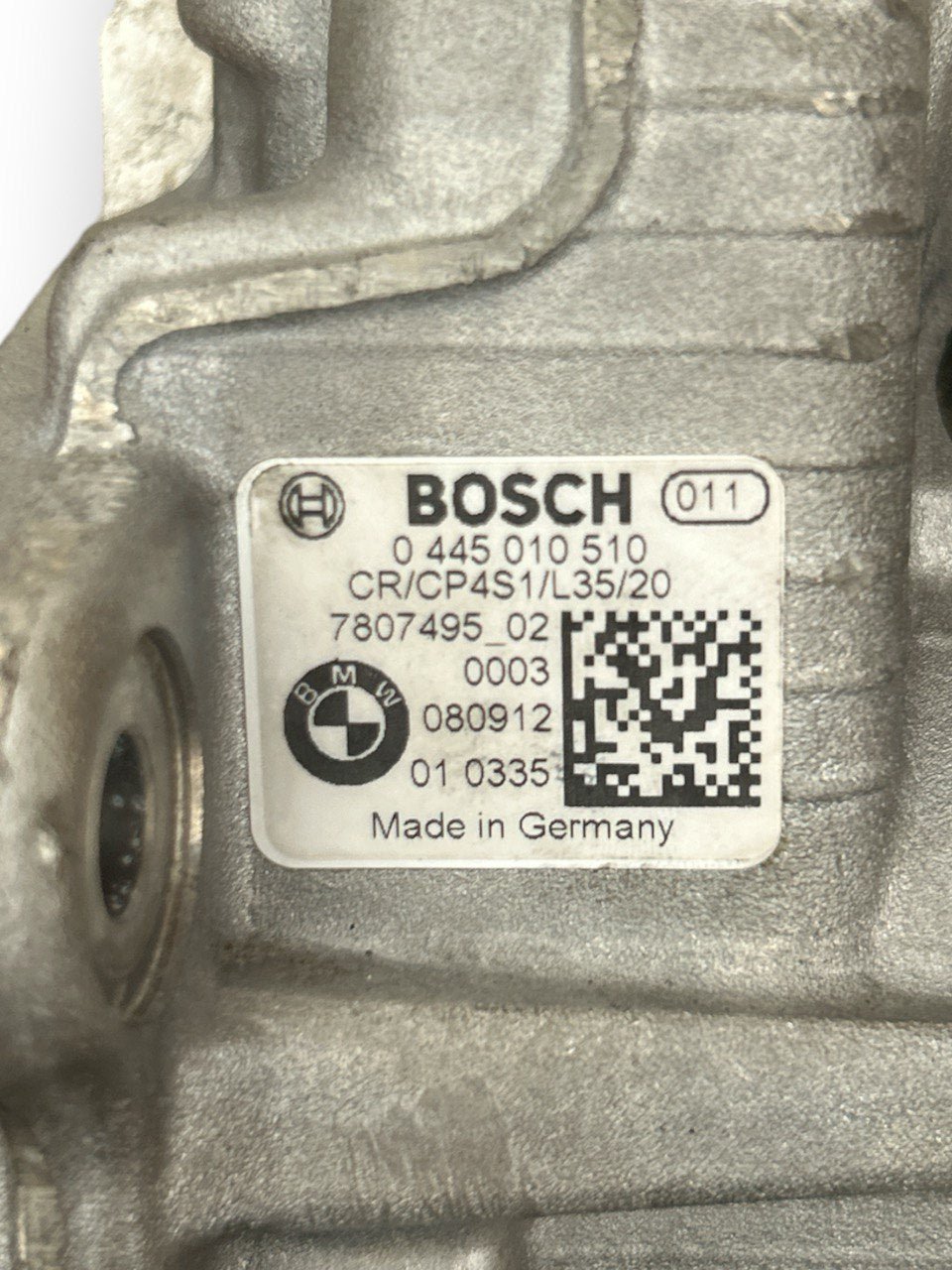 Pompa Iniezione Gasolio Diesel (BOSCH) BMW Serie 5 (E60) 2.0d (2003 al 2010) cod.0445010510 - 7807495 - F&P CRASH SRLS - Ricambi Usati