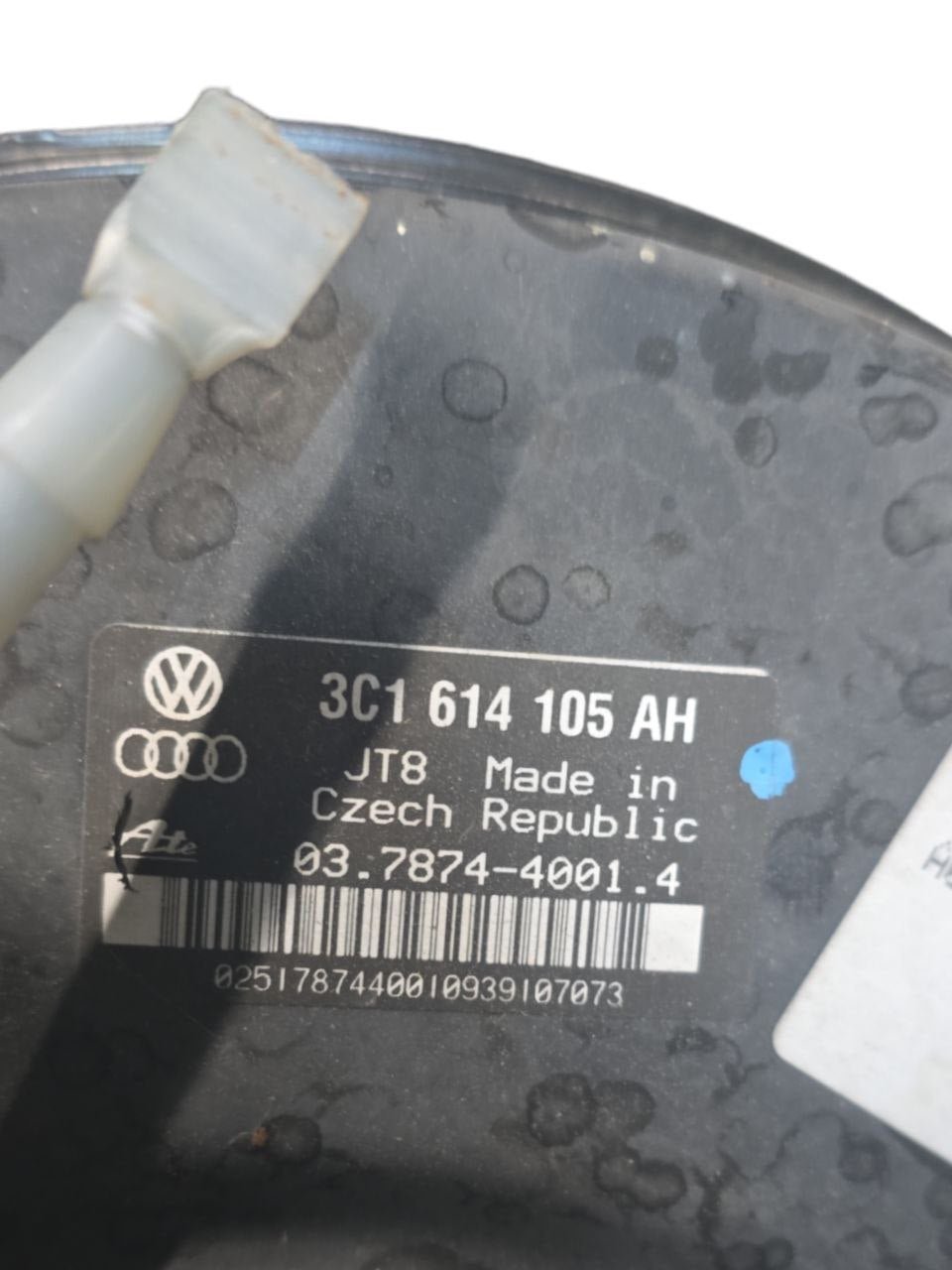 Pompa Servo Freno Volkswagen Passat B7 / Tiguan 5N ( 2005 - 2010 ) Cod : 3C1614105AH - F&P CRASH SRLS - Ricambi Usati