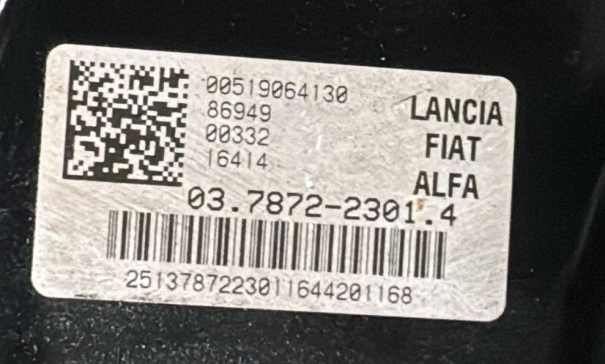 Pompa servofreno Alfa Romeo Giulietta 1.6 diesel cod.0378722301 (2010 - 2020) - F&P CRASH SRL - Ricambi Usati