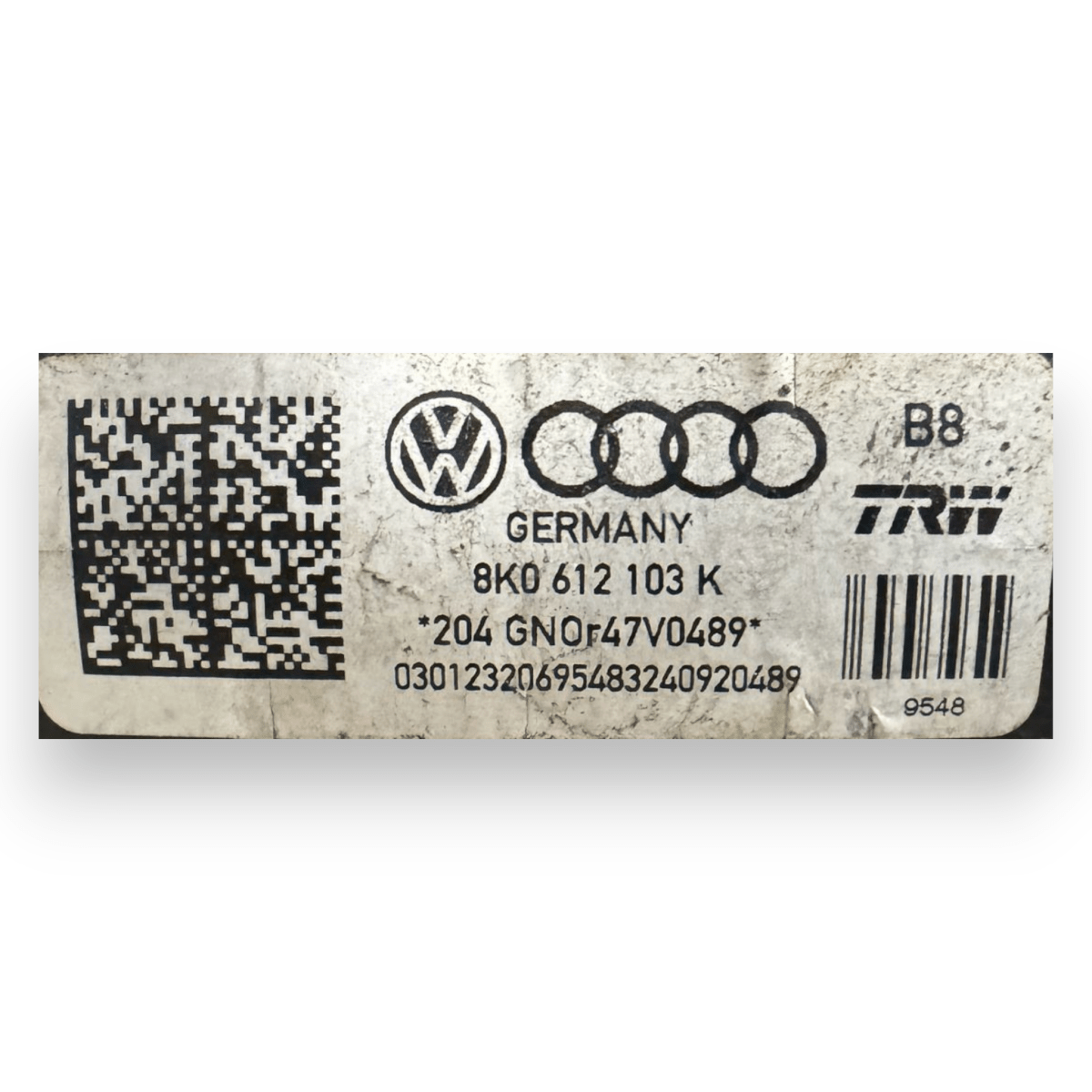 Pompa servofreno Audi A4 (B8) 2.0 diesel cod.8K0612103K (2008 - 2016) - F&P CRASH SRL - Ricambi Usati