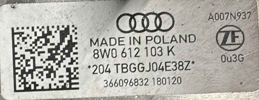 Pompa servofreno audi a4 b9 2.0 diesel cod:8w0612103k (2015 - 2024) - F&P CRASH SRL - Ricambi Usati