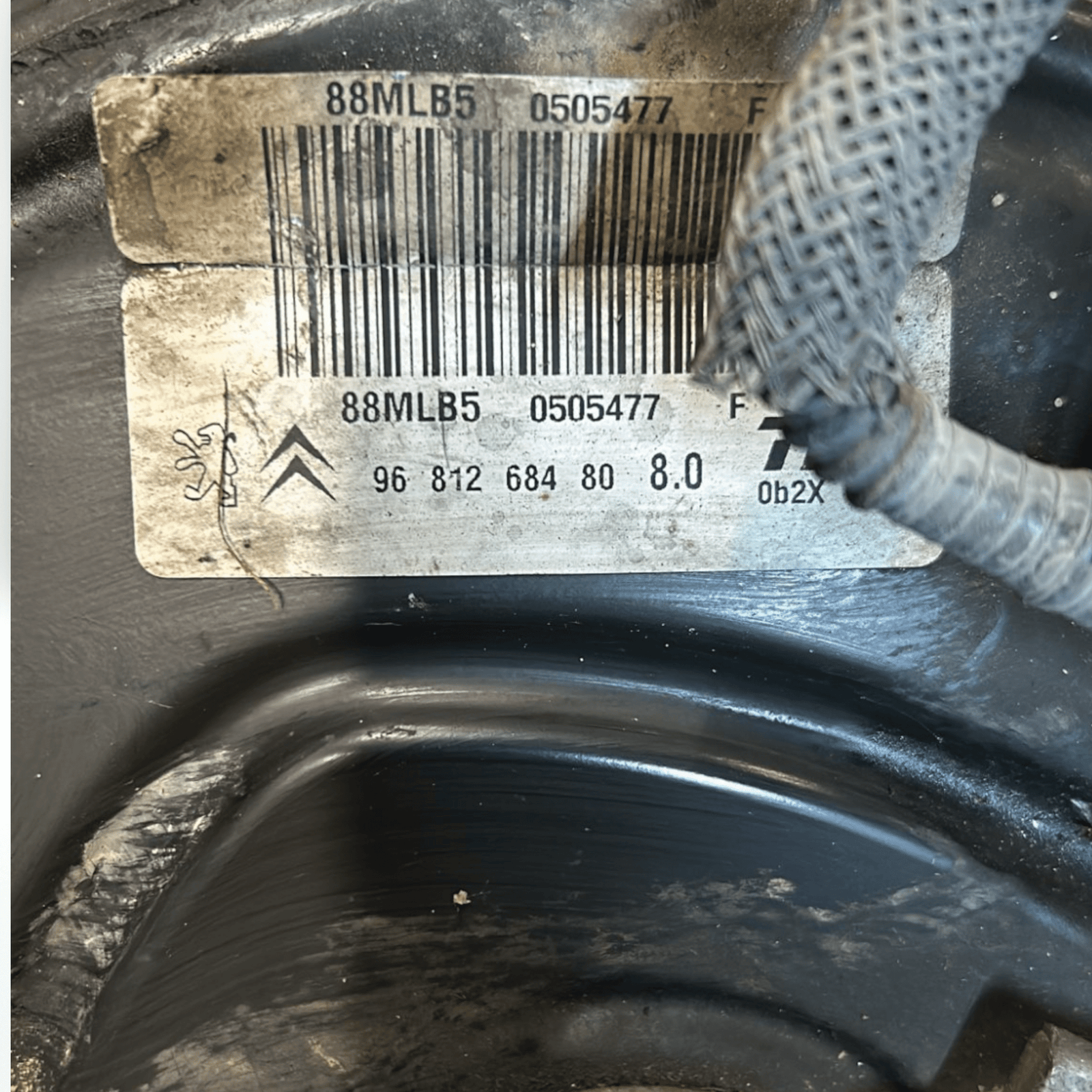 Pompa Servofreno Citroen Berlingo 1.6 Diesel (2008 > 2018) cod:9681268480 - F&P CRASH SRLS - Ricambi Usati
