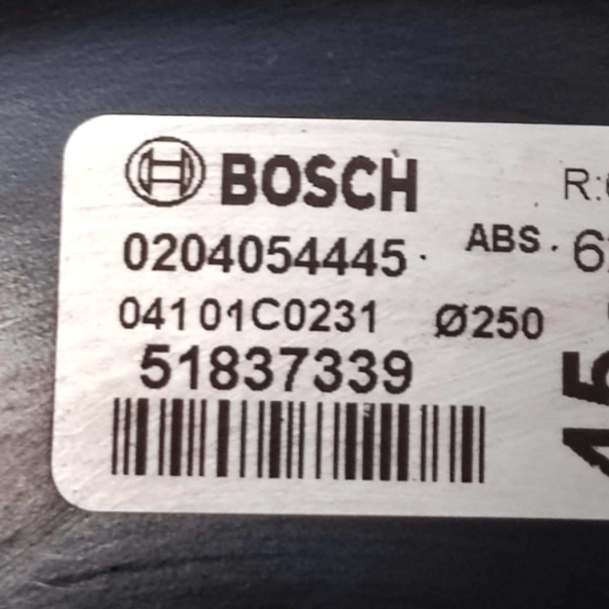 Pompa servofreno fiat fiorino 1.4 benzina cod: 51837339 (2007 - ) - F&P CRASH SRLS - Ricambi Usati