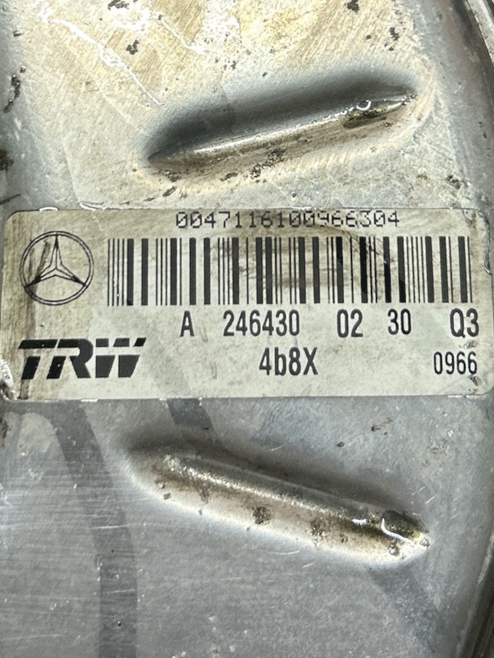 Brake Booster Mercedes Benz Class B (W246) 1.8 Diesel (2011 > 2018) code.A2464300230 - F&P CRASH SRLS - Used Parts