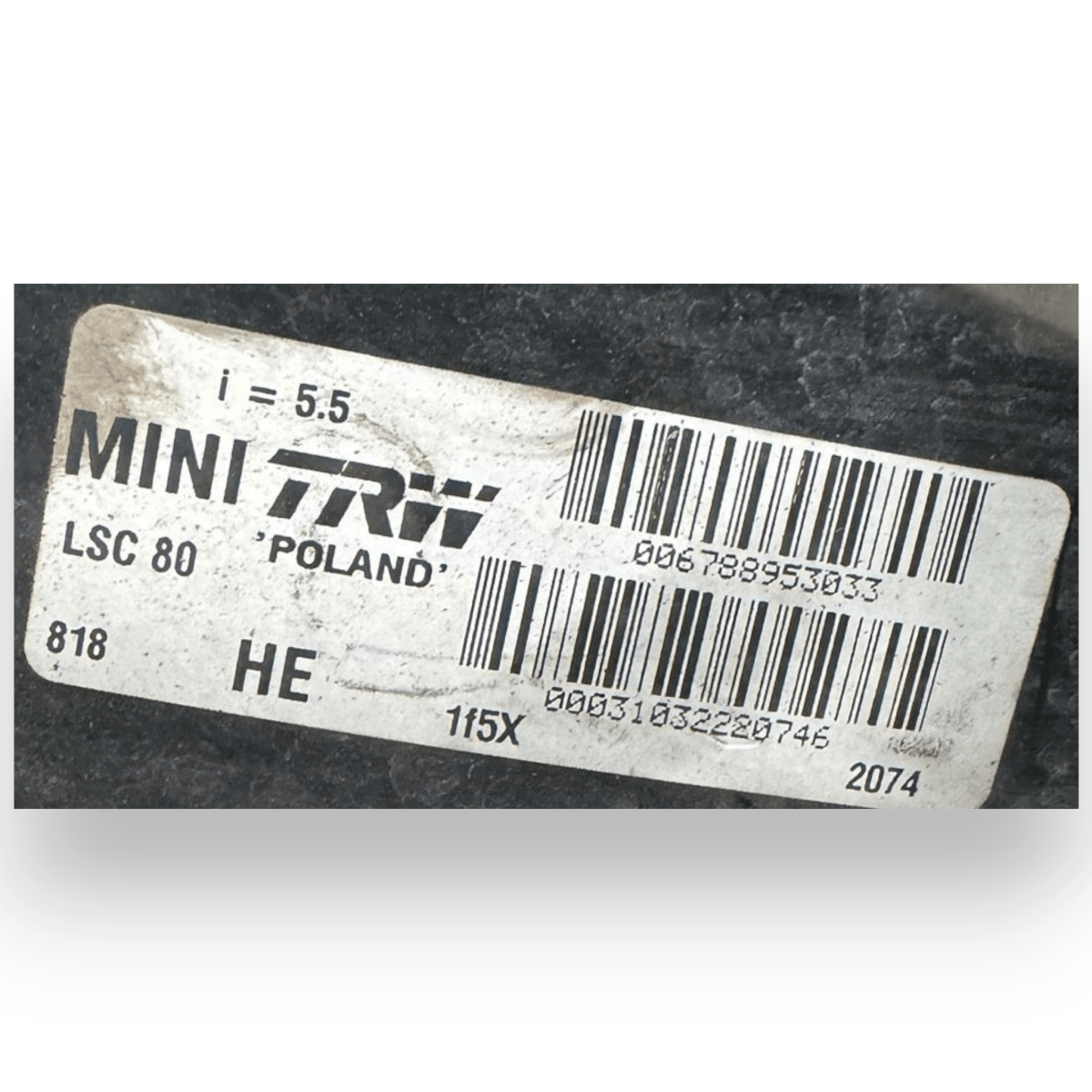Pompa servofreno Mini Countryman (R60) 1.6 diesel cod.006788953033 (2010 - 2017) - F&P CRASH SRL - Ricambi Usati