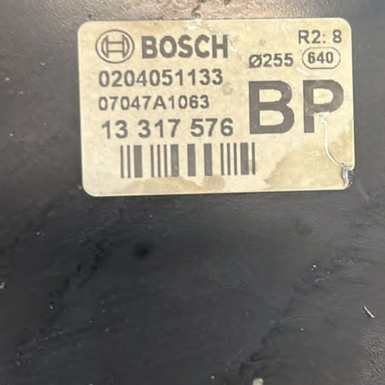 Pompa Servofreno Opel Corsa D cod:13317576 1.3 Diesel ( 2006 > 2014) - F&P CRASH SRLS - Ricambi Usati