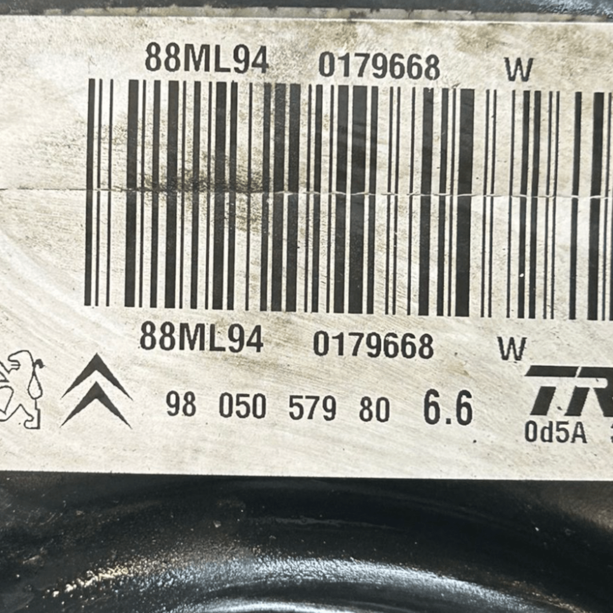 Pompa servofreno peugeot 2008 1.6 diesel cod:9805057980 (2013 > 2019) - F&P CRASH SRLS - Ricambi Usati